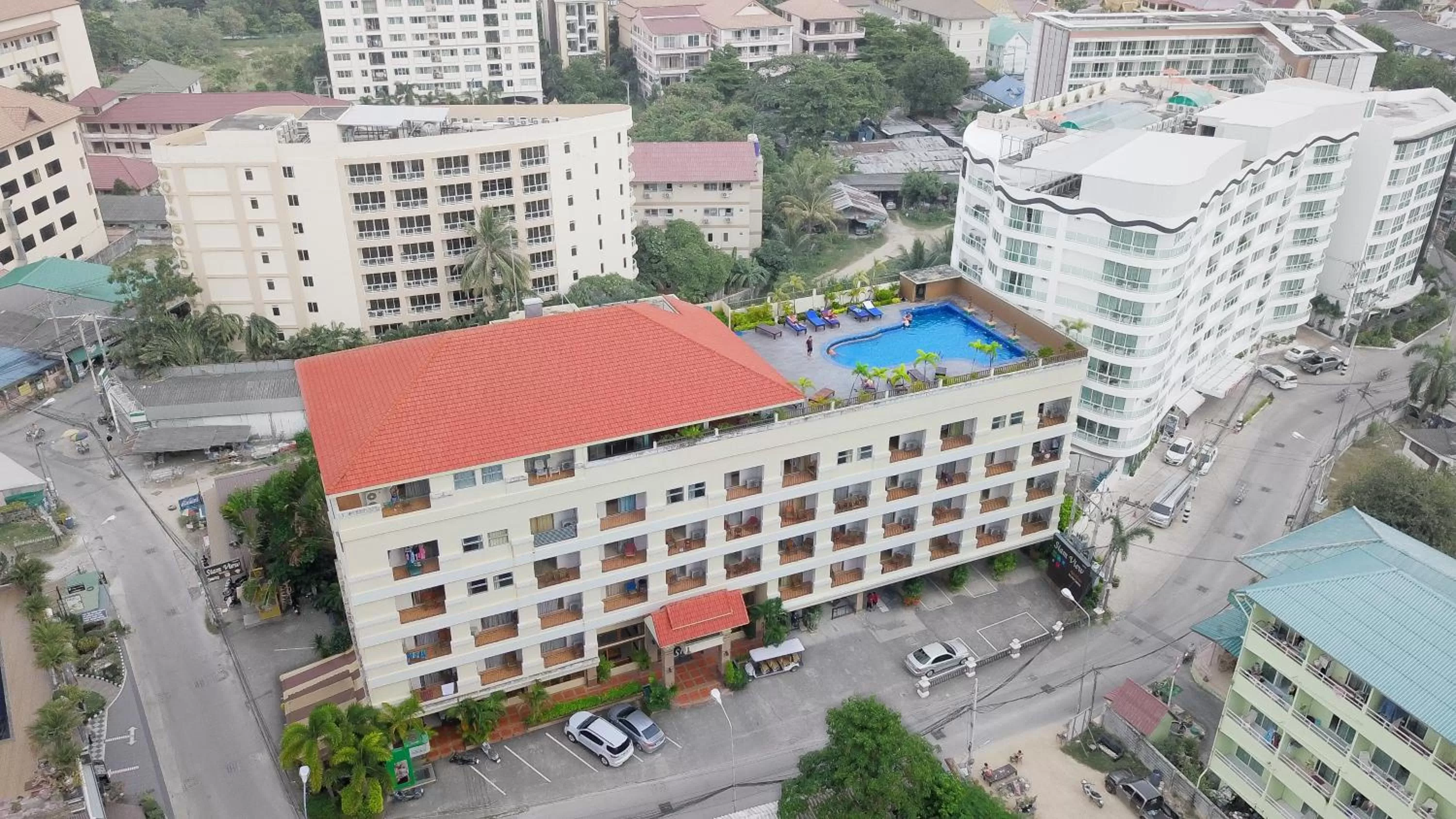 Property building in Siam View Hotel and Residence