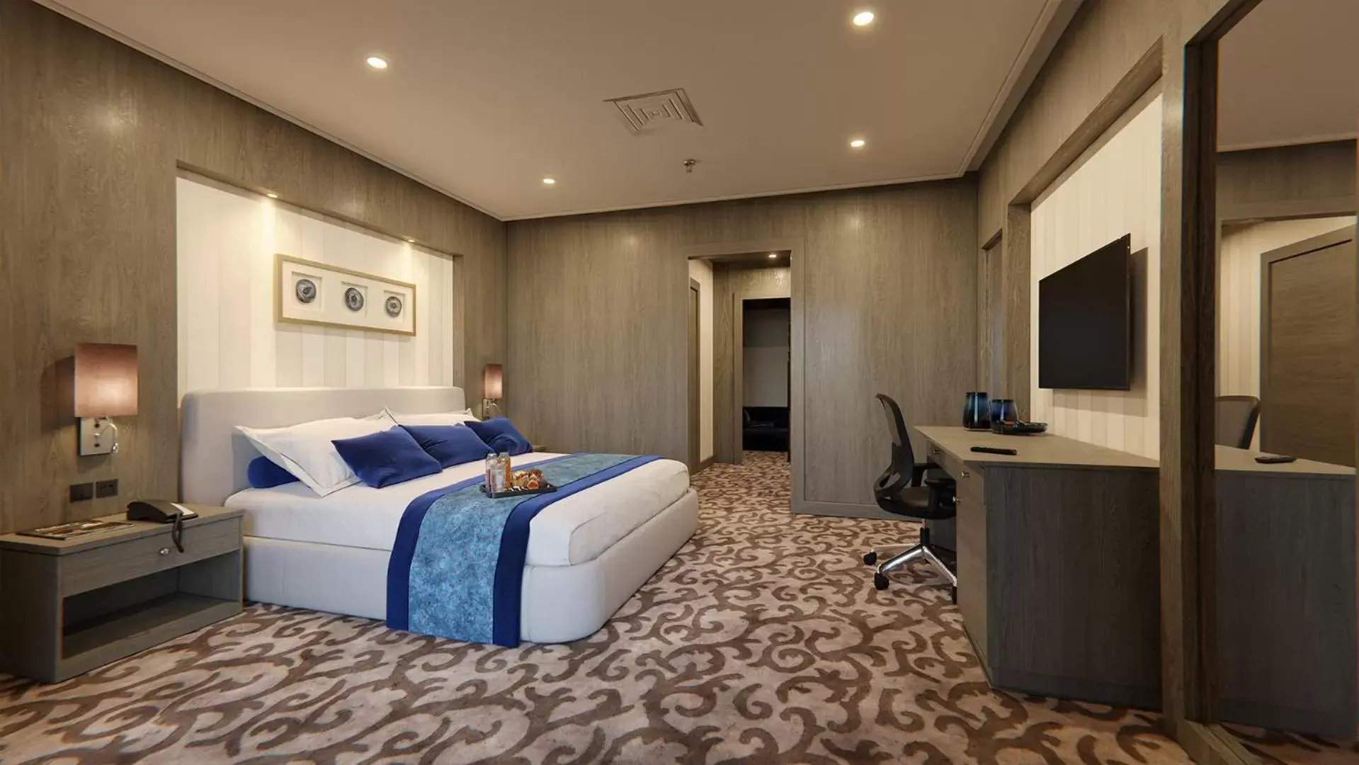 Bedroom, TV/Entertainment Center in Al Hamra Hotel Kuwait