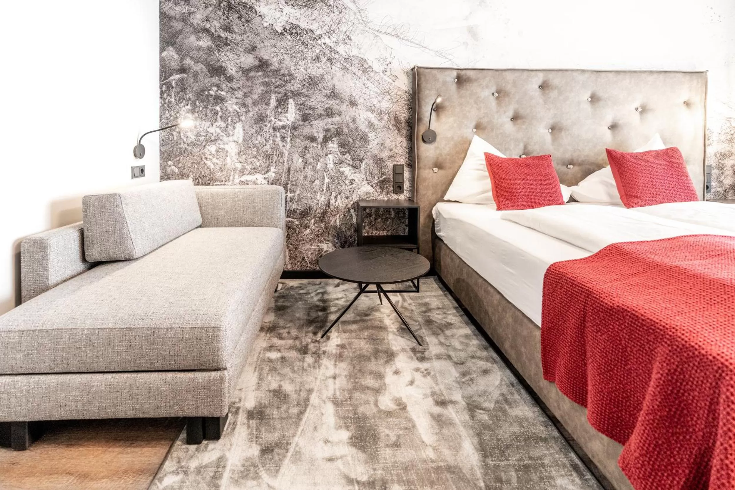 Bedroom, Bed in Hotel Astrid - Ski In - Ski Out