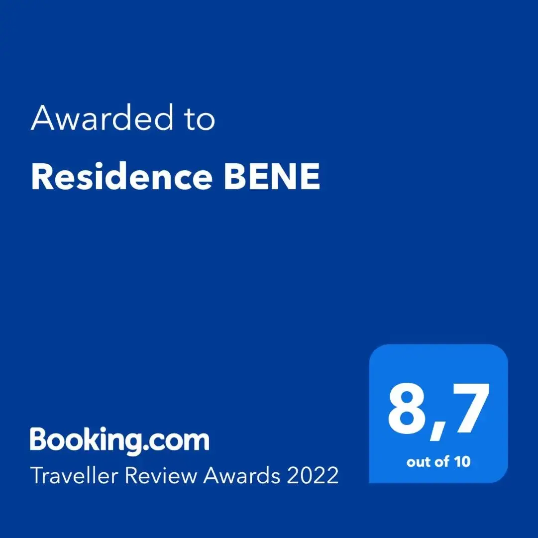 Logo/Certificate/Sign/Award in Residence BENE