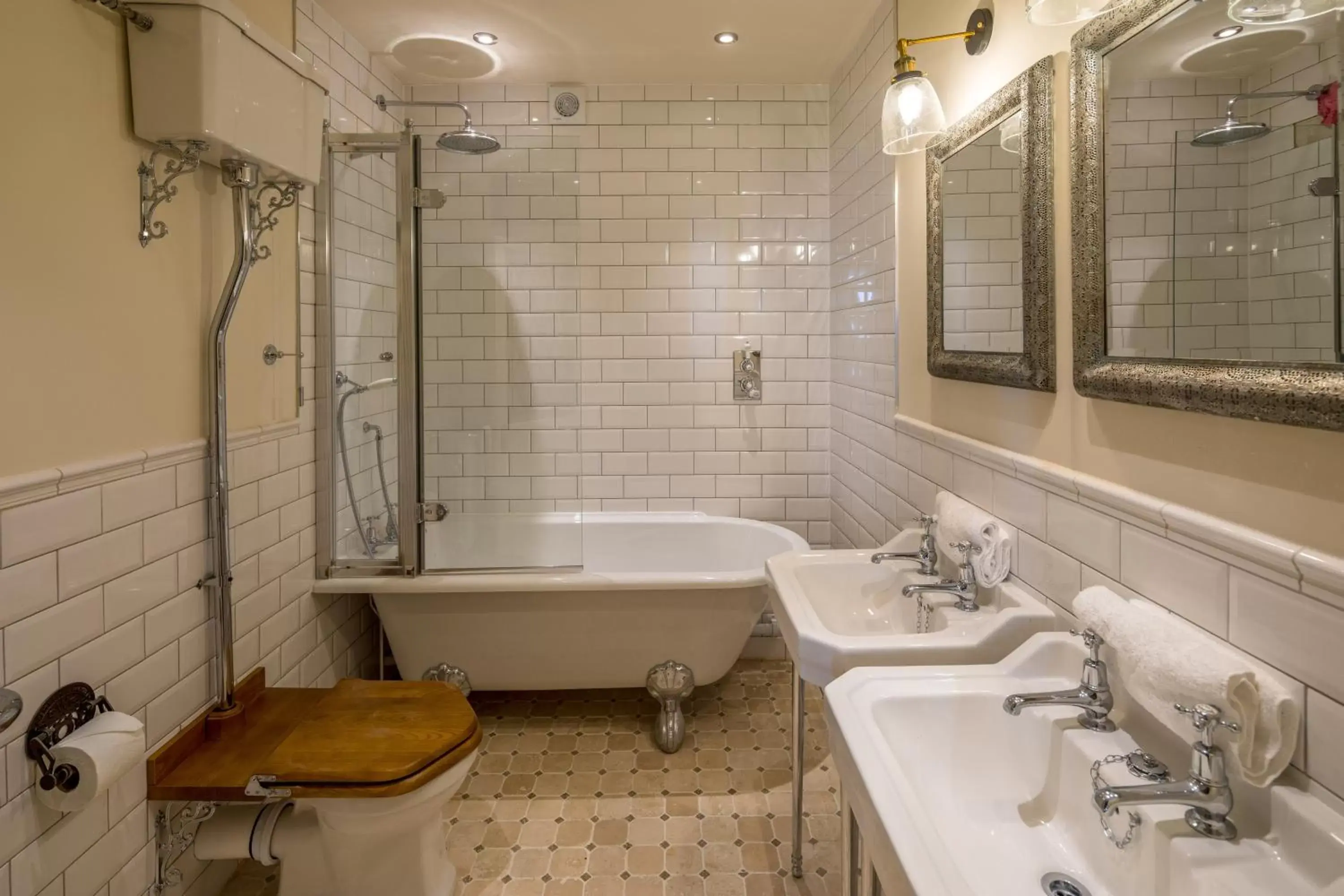 Shower, Bathroom in Tolcarne Beach Colonial Restaurant and Rooms