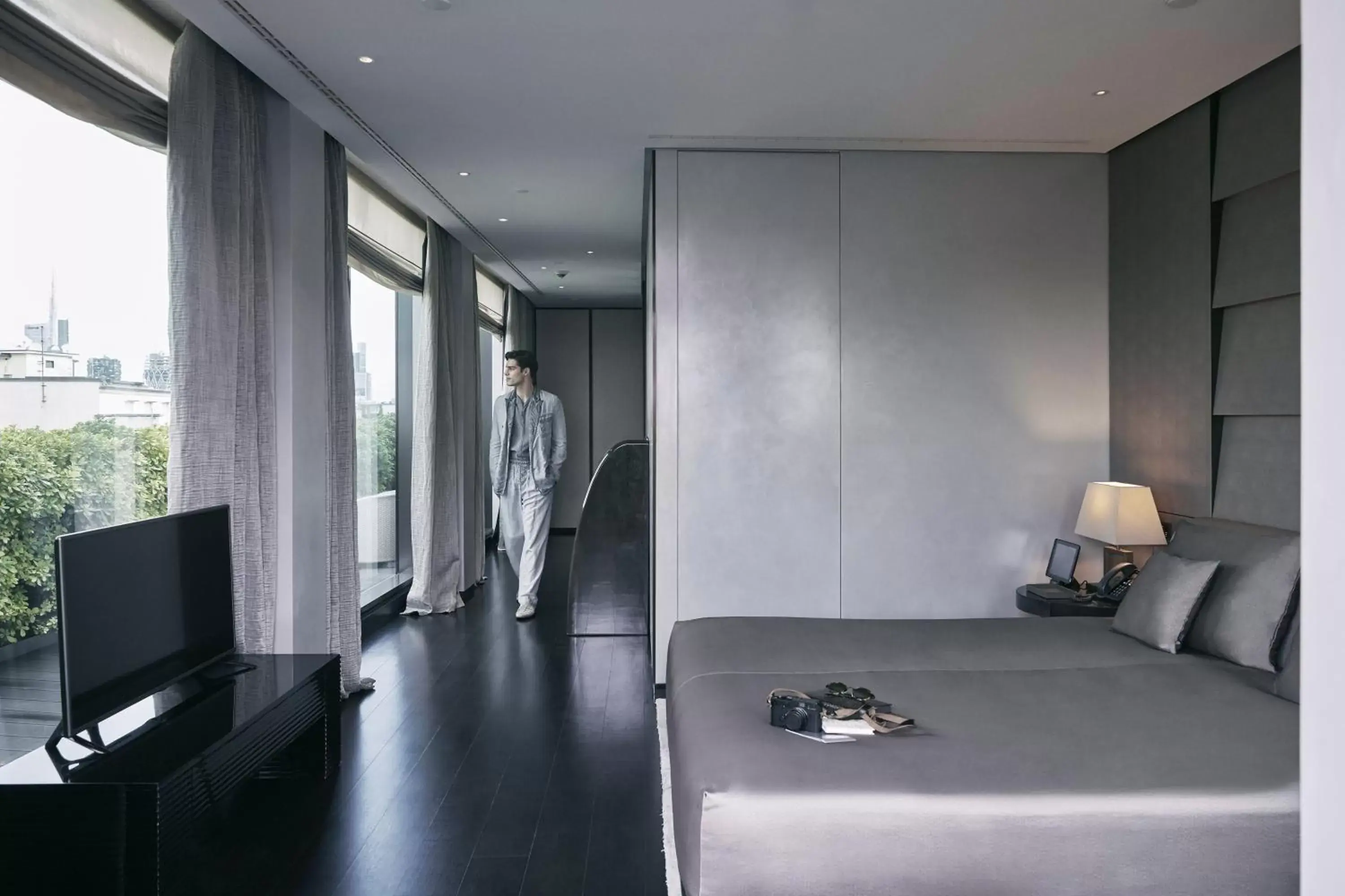 Photo of the whole room, Bed in Armani Hotel Milano