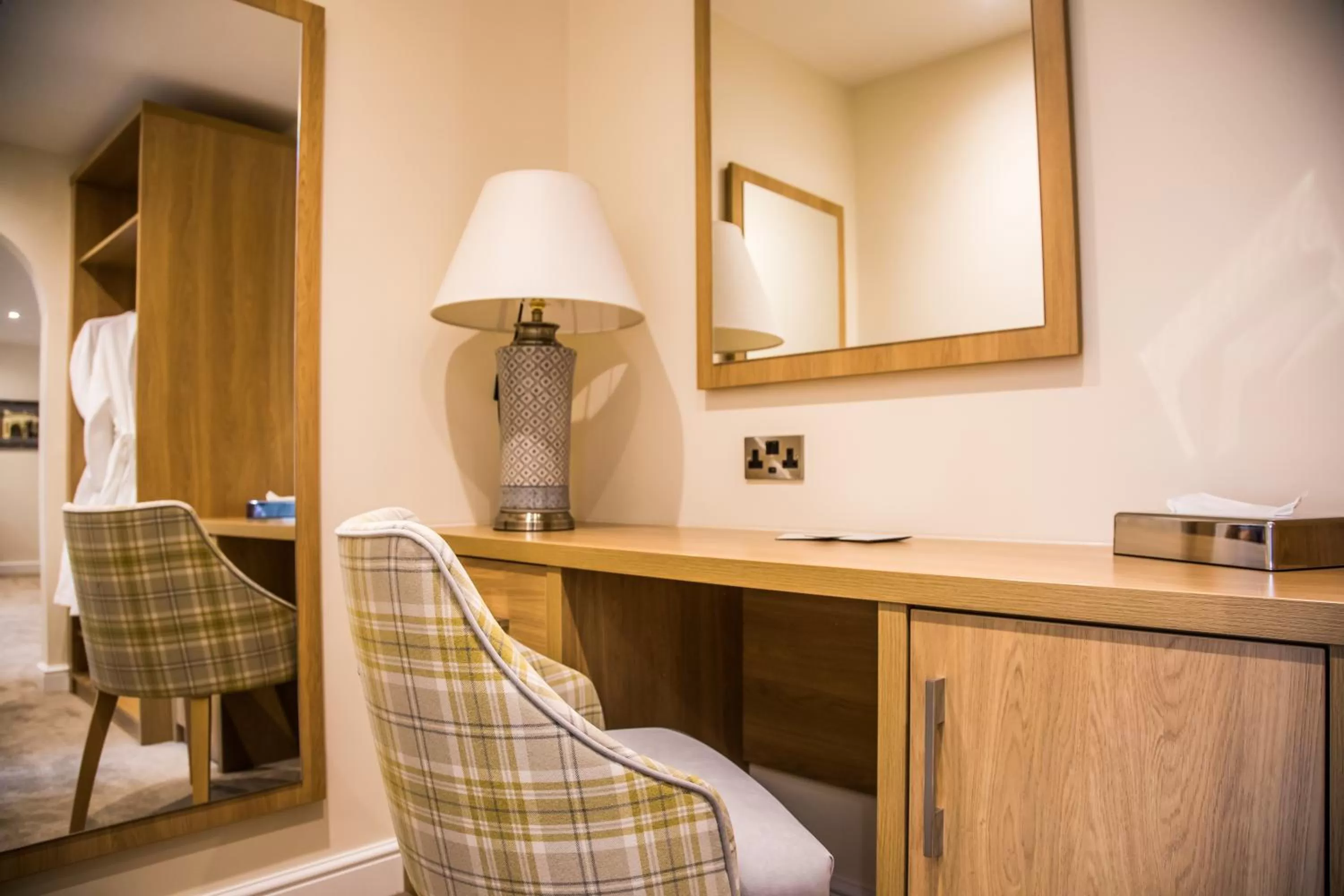 wardrobe in The H Boutique Hotel