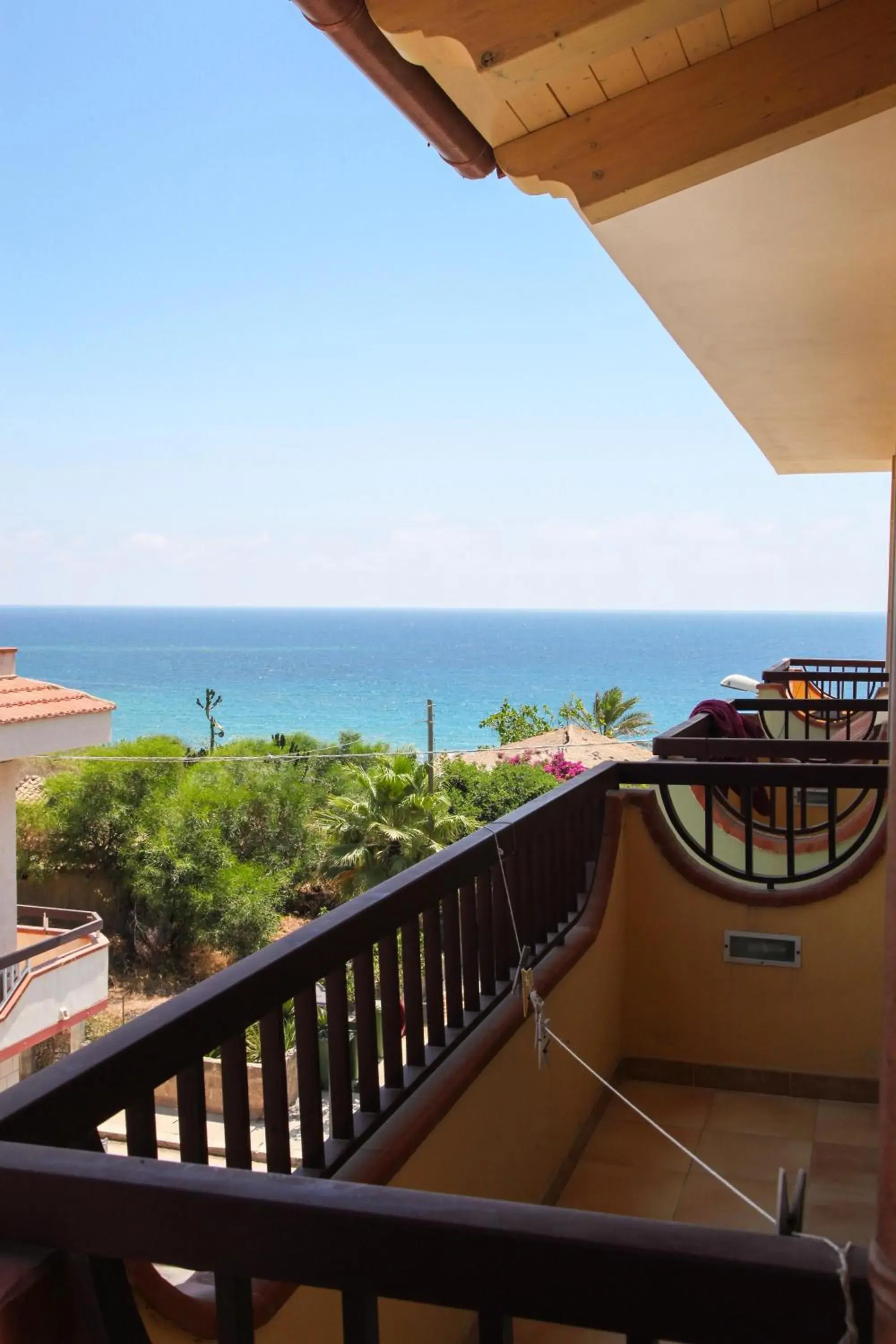 Balcony/Terrace in Albergo Perseo