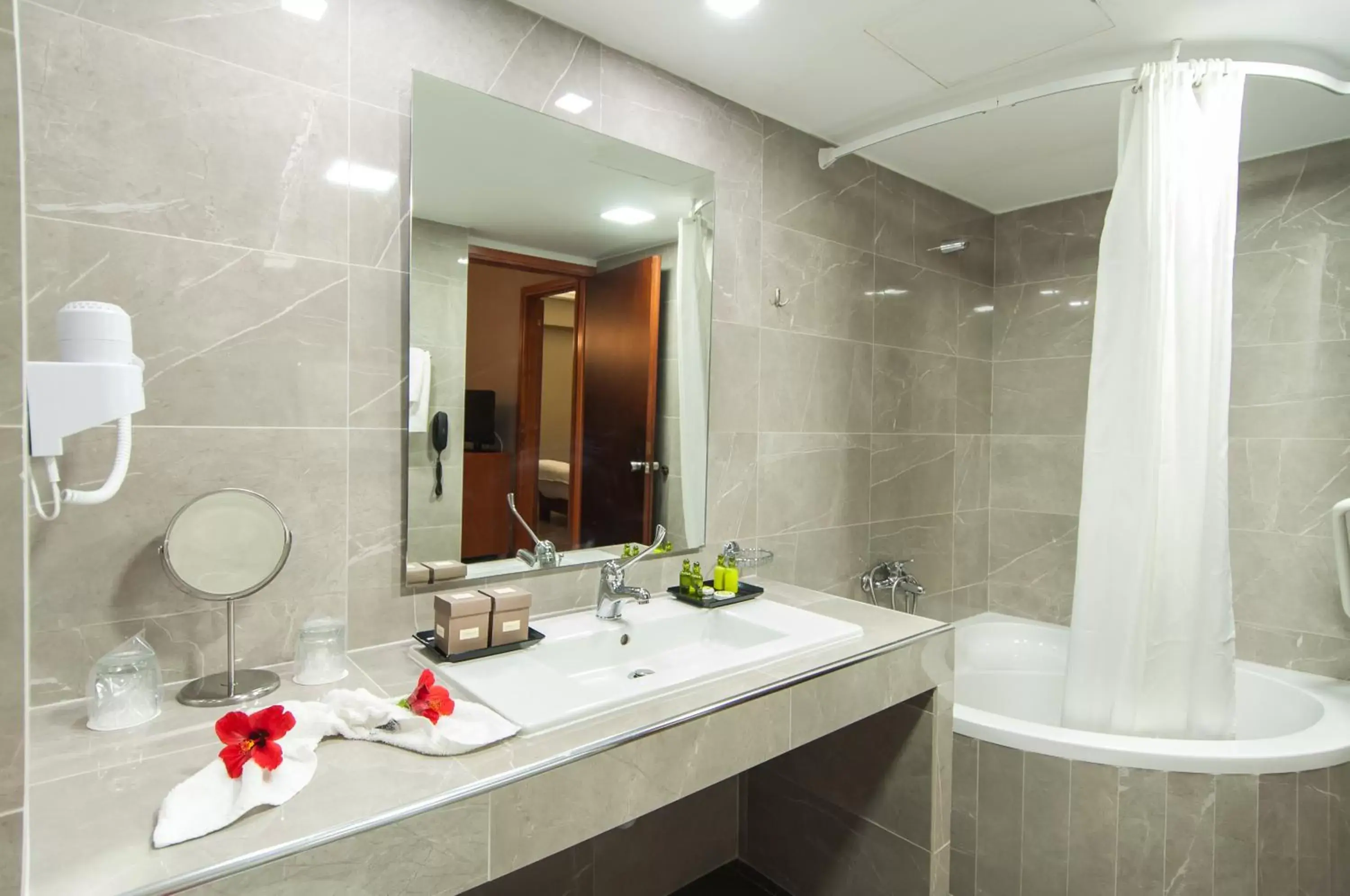 Decorative detail, Bathroom in Palatino Hotel