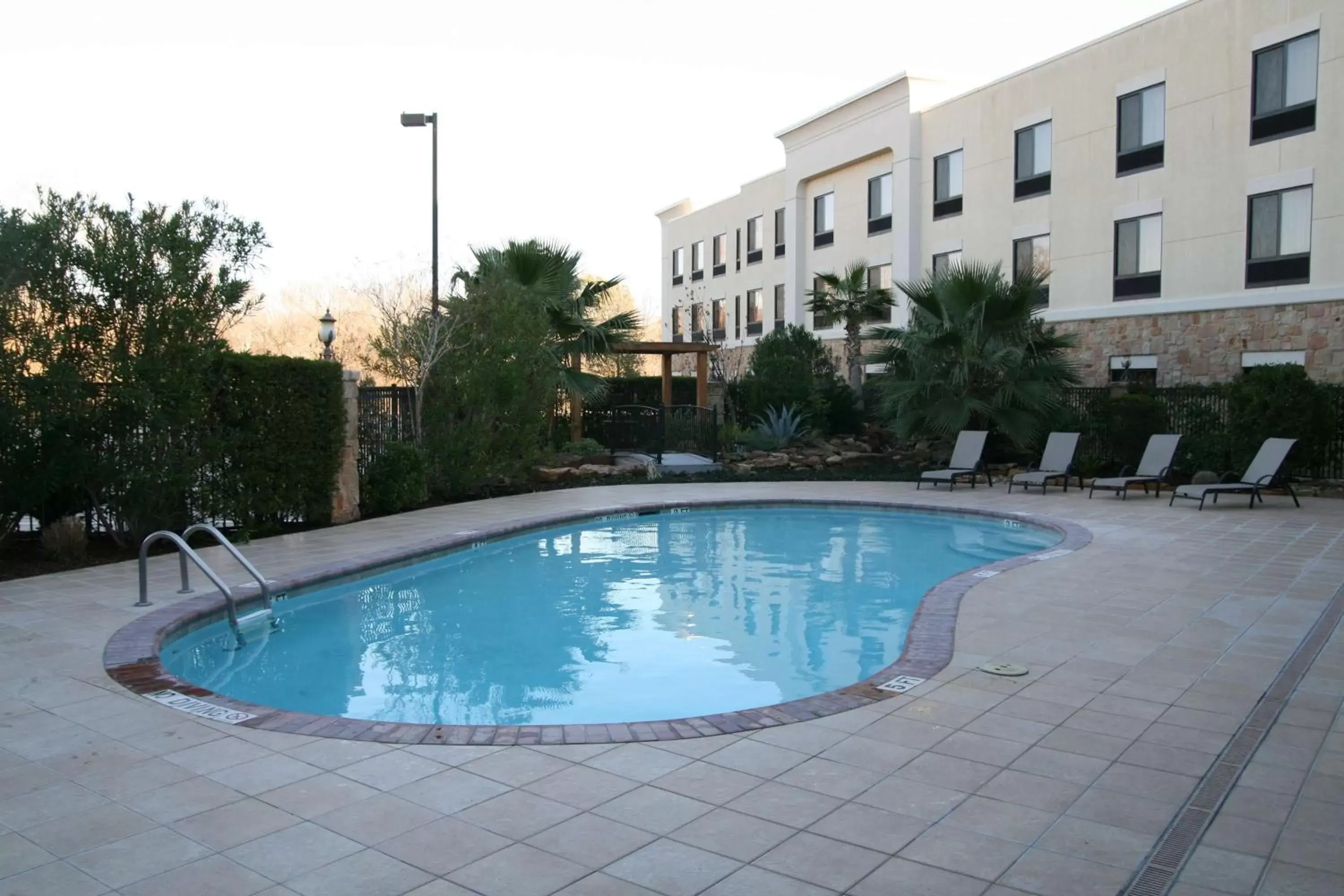 Pool view in Hampton Inn & Suites College Station Pool view in Hampton Inn & Suites College Station
