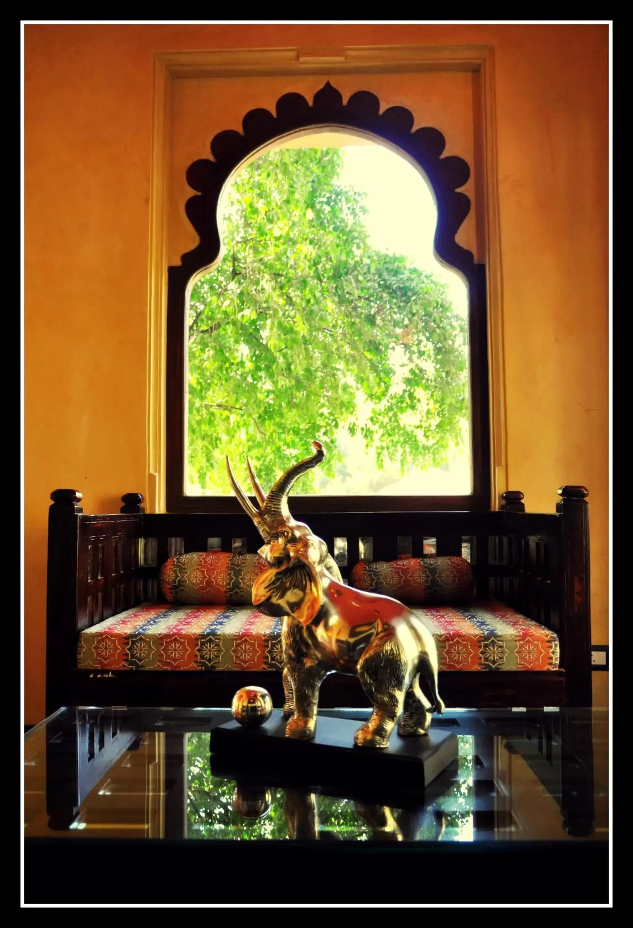 Decorative detail in juSTa Rajputana Resort & Spa