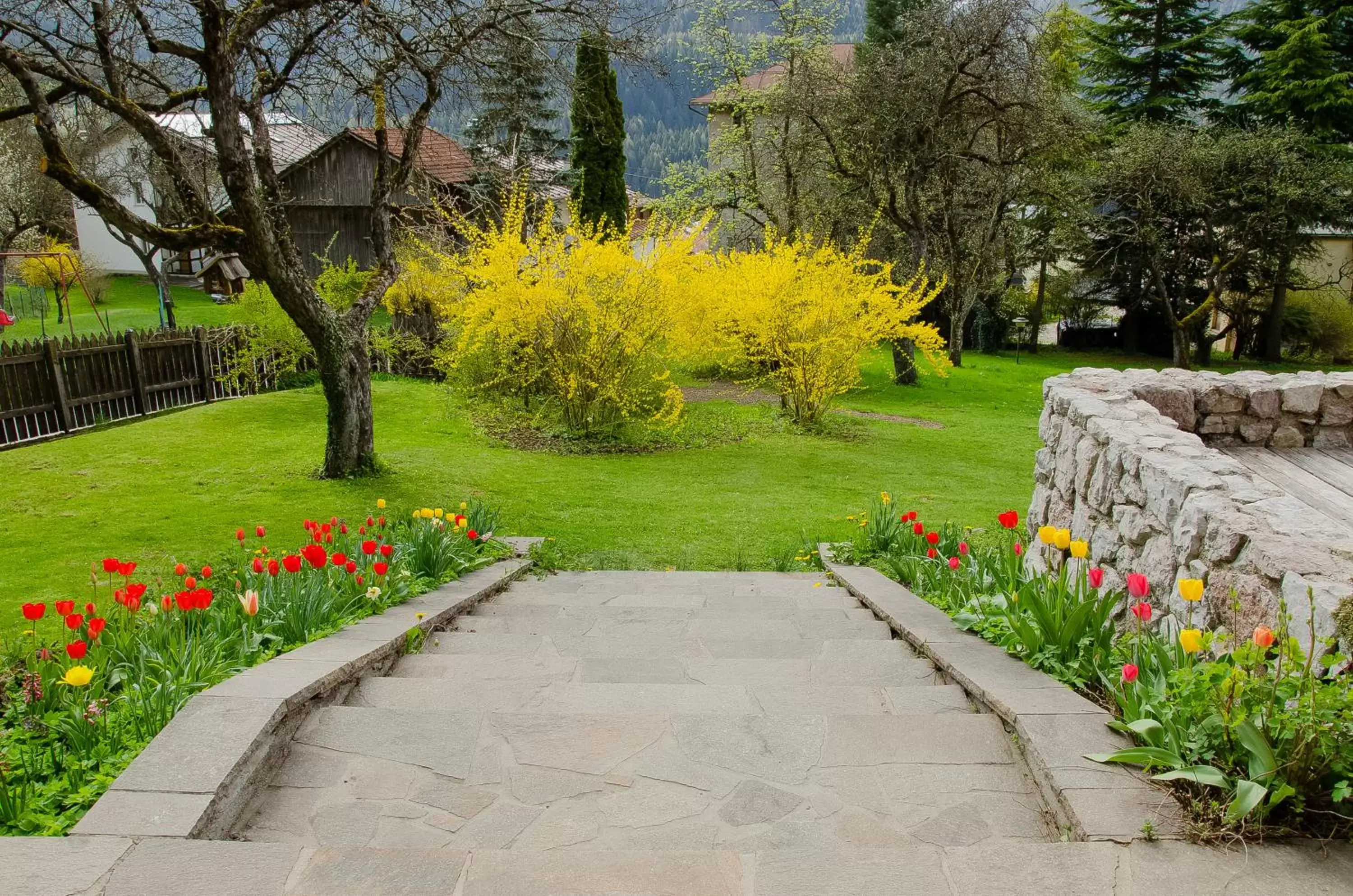 Garden in B&B Rossodisera