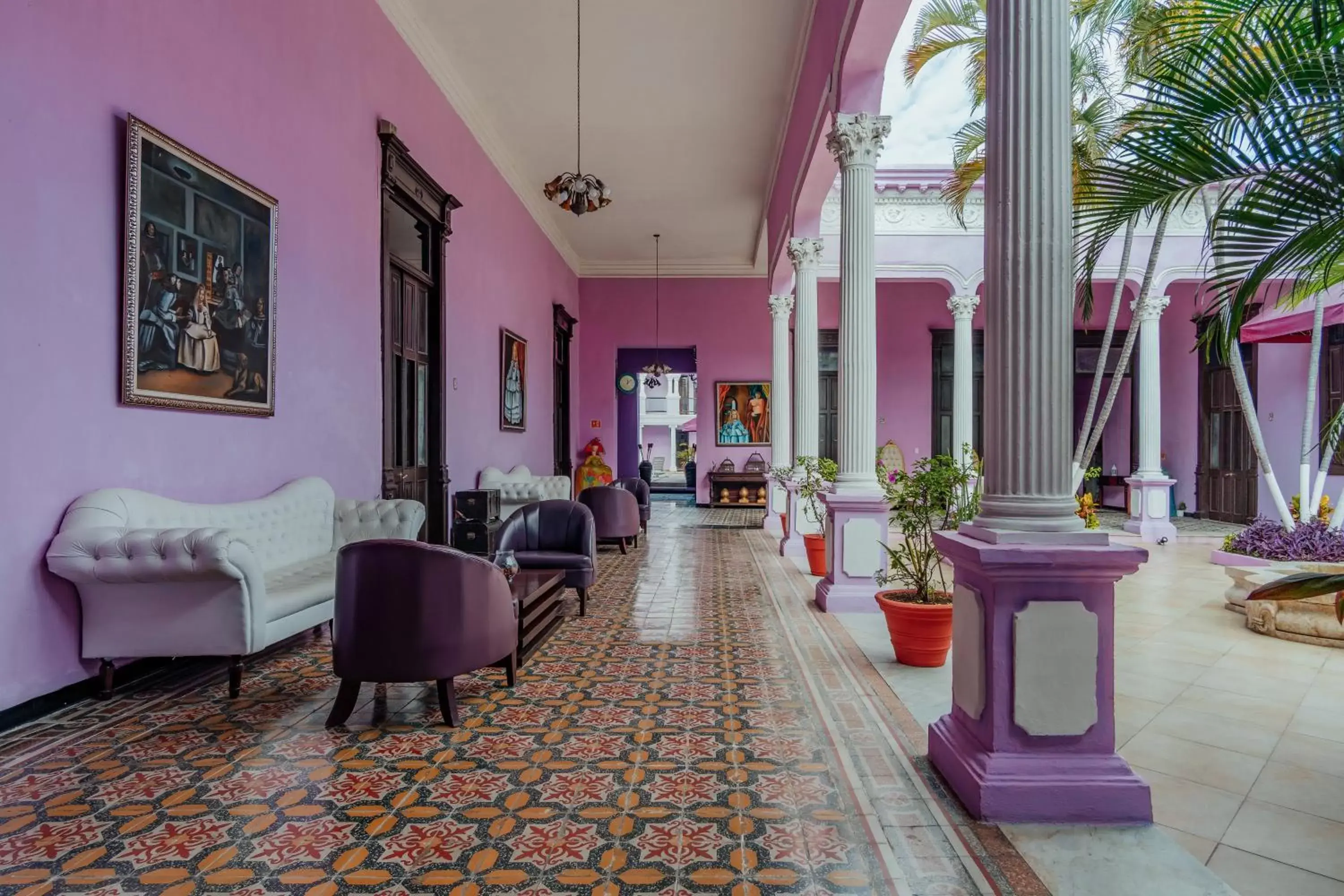 Living room in Hotel Lavanda CAS