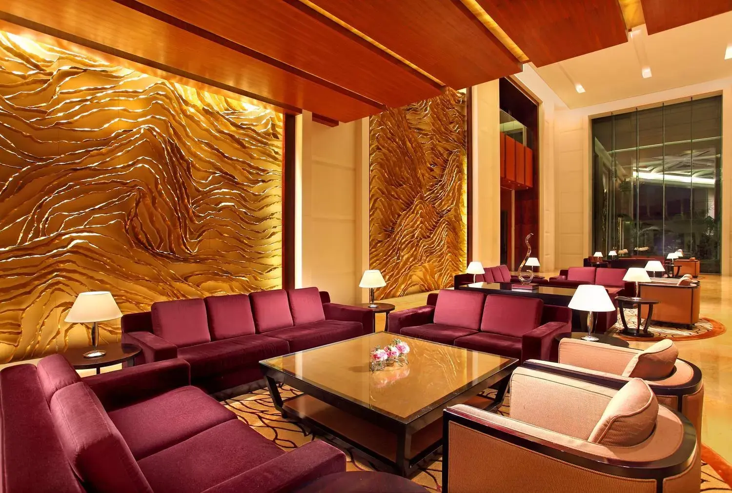 Seating area in Sheraton Zhoushan Hotel