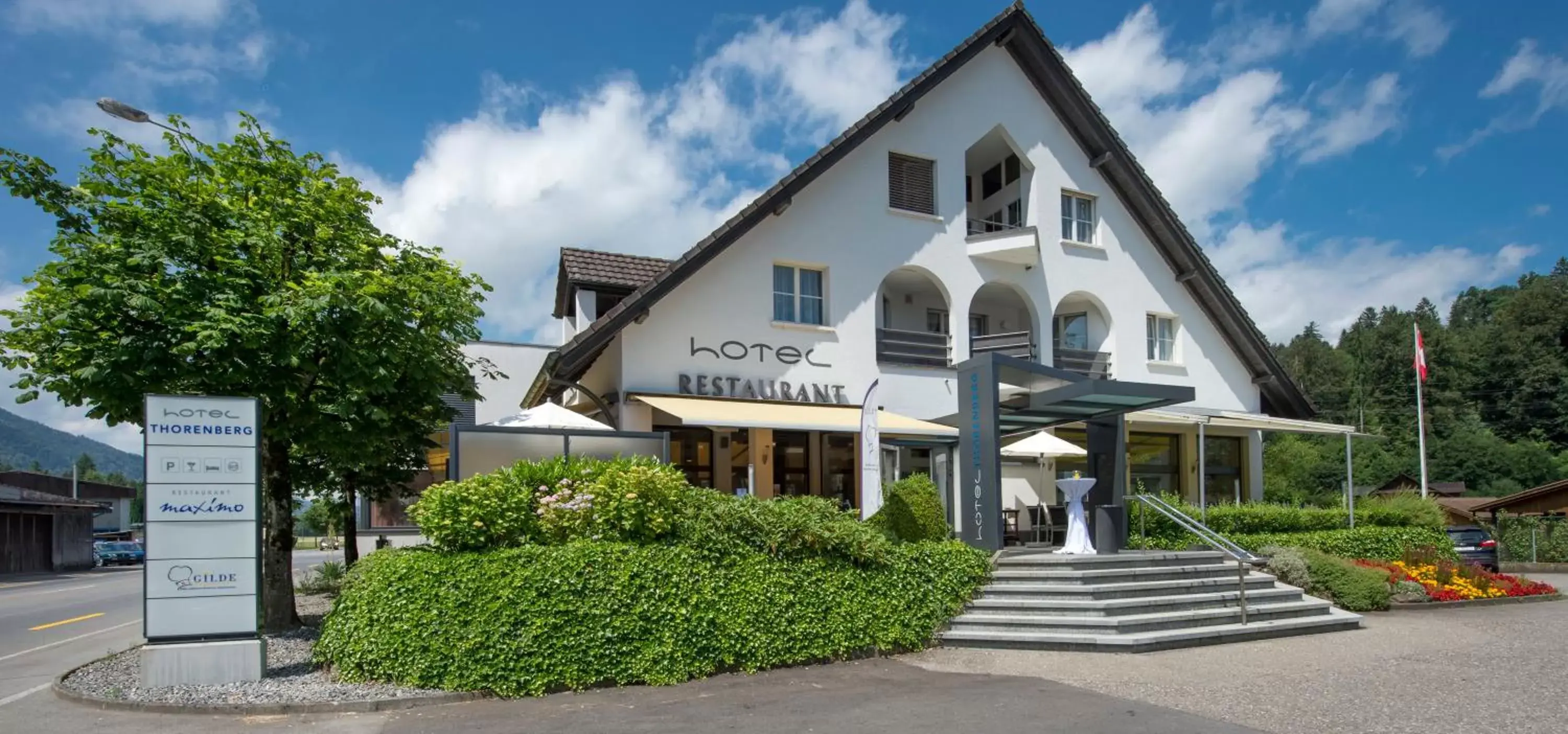 Facade/entrance in Hotel Thorenberg