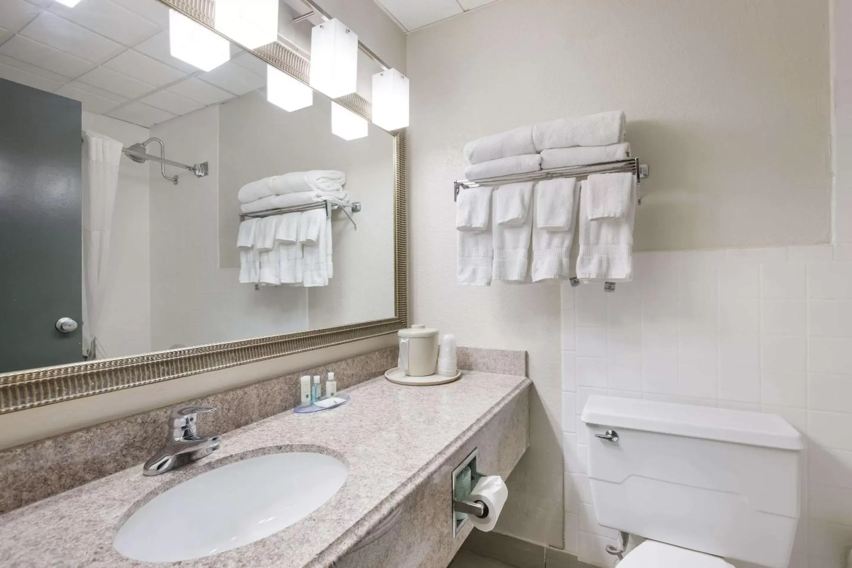 Bedroom, Bathroom in Quality Inn Joliet