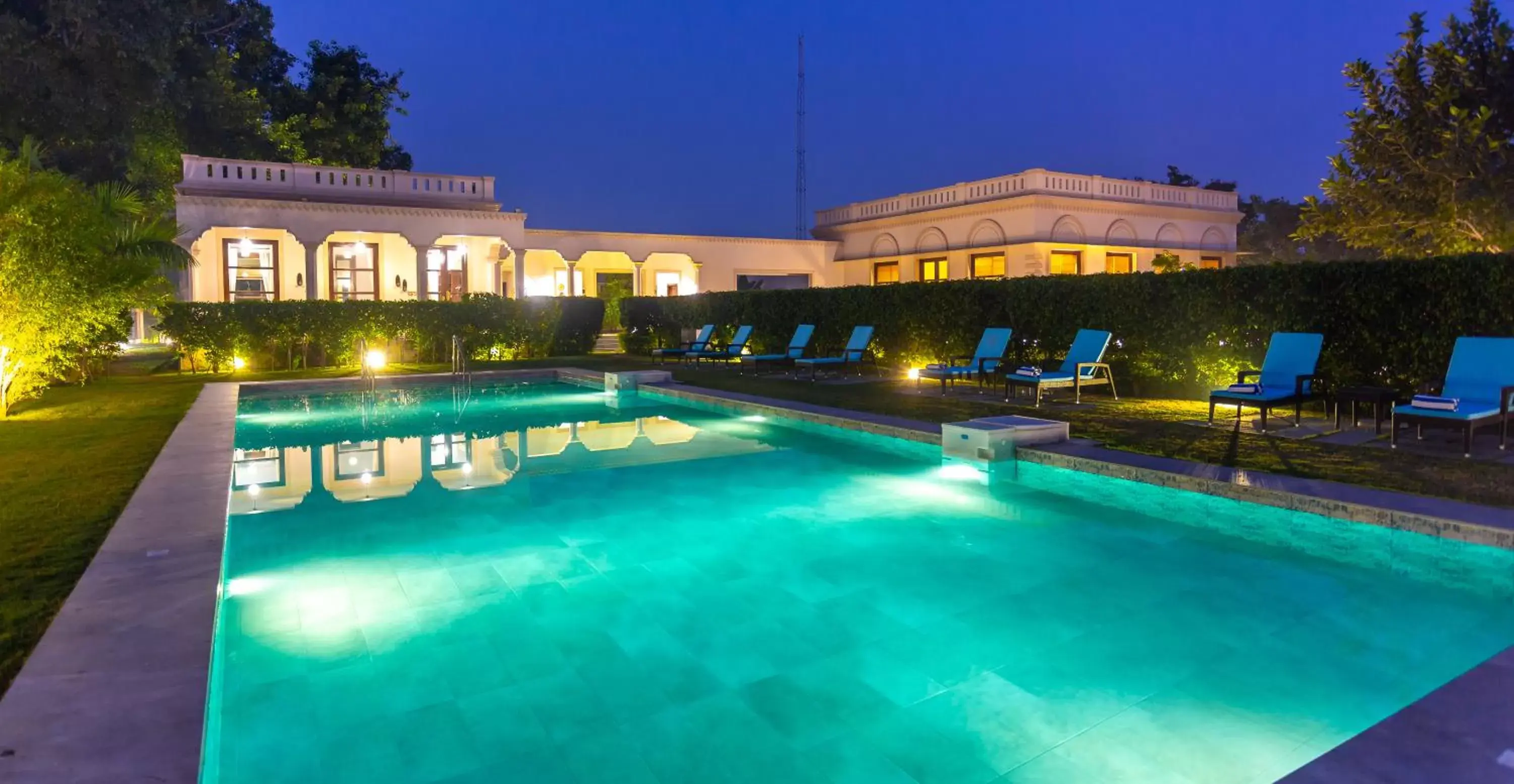Swimming pool in Tree of Life Resort & Spa Varanasi Swimming pool in Tree of Life Resort & Spa Varanasi