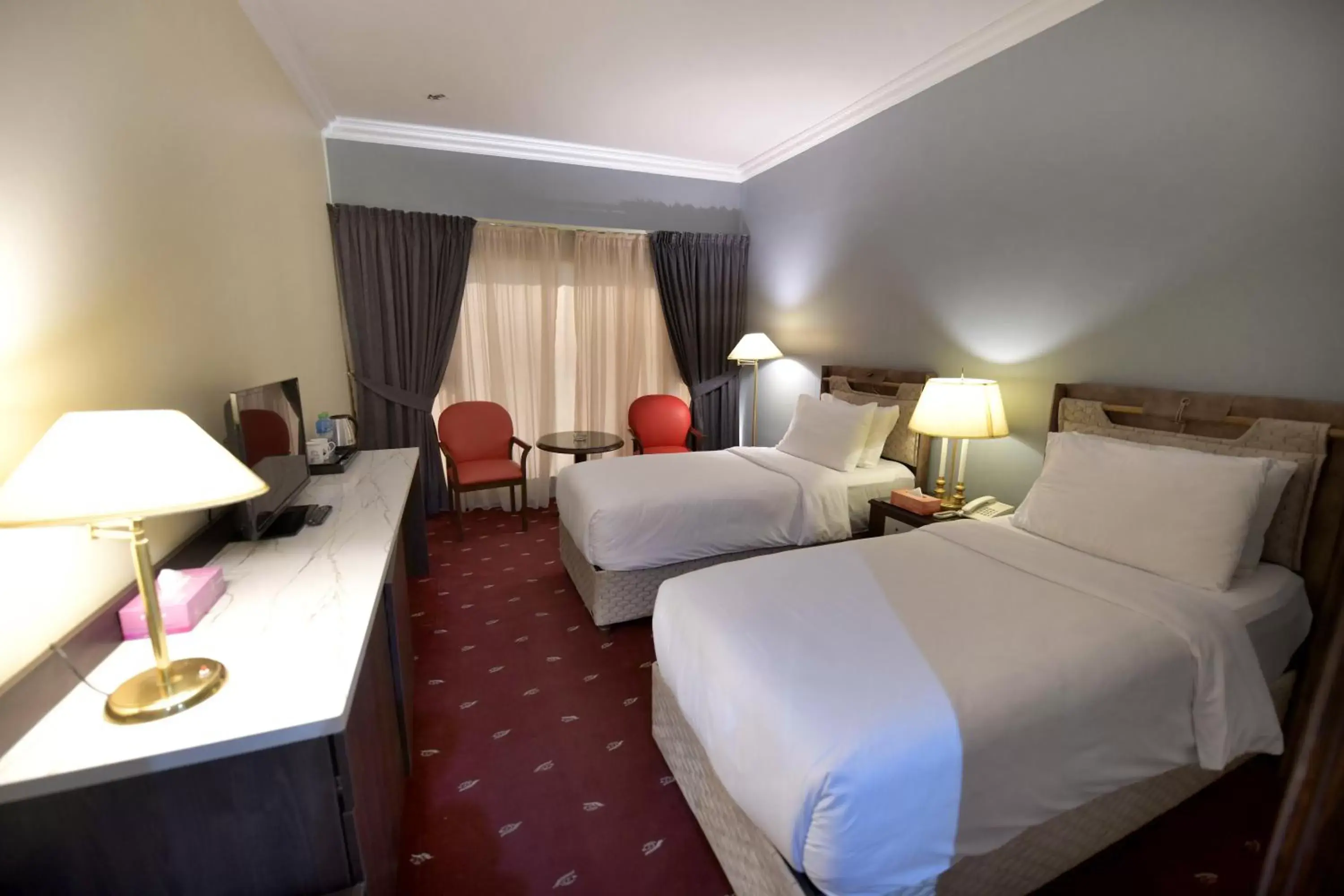 Bed in Carlton Tower Hotel Kuwait