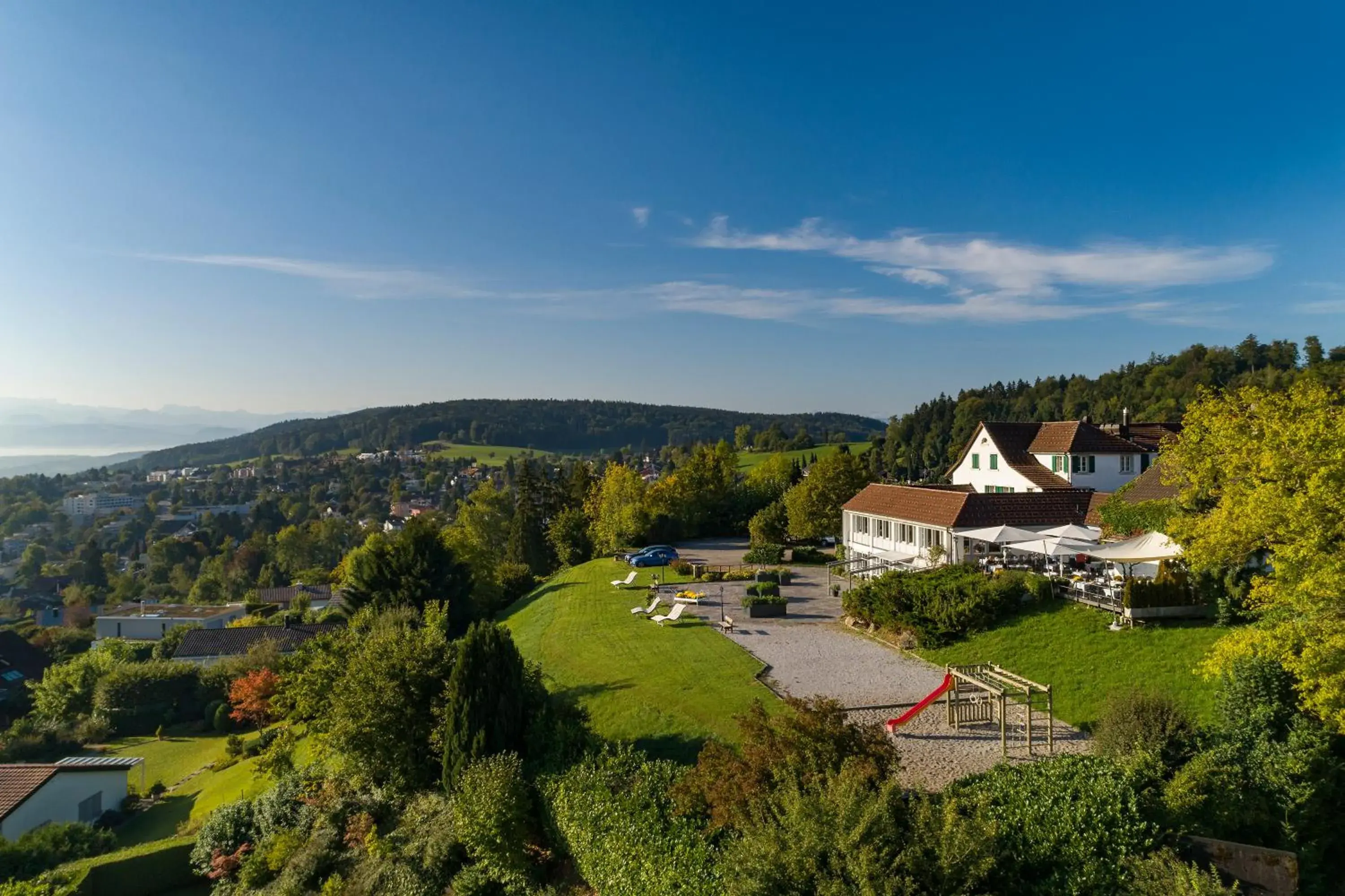 Bird's eye view, Bird's-eye View in Hotel Wassberg