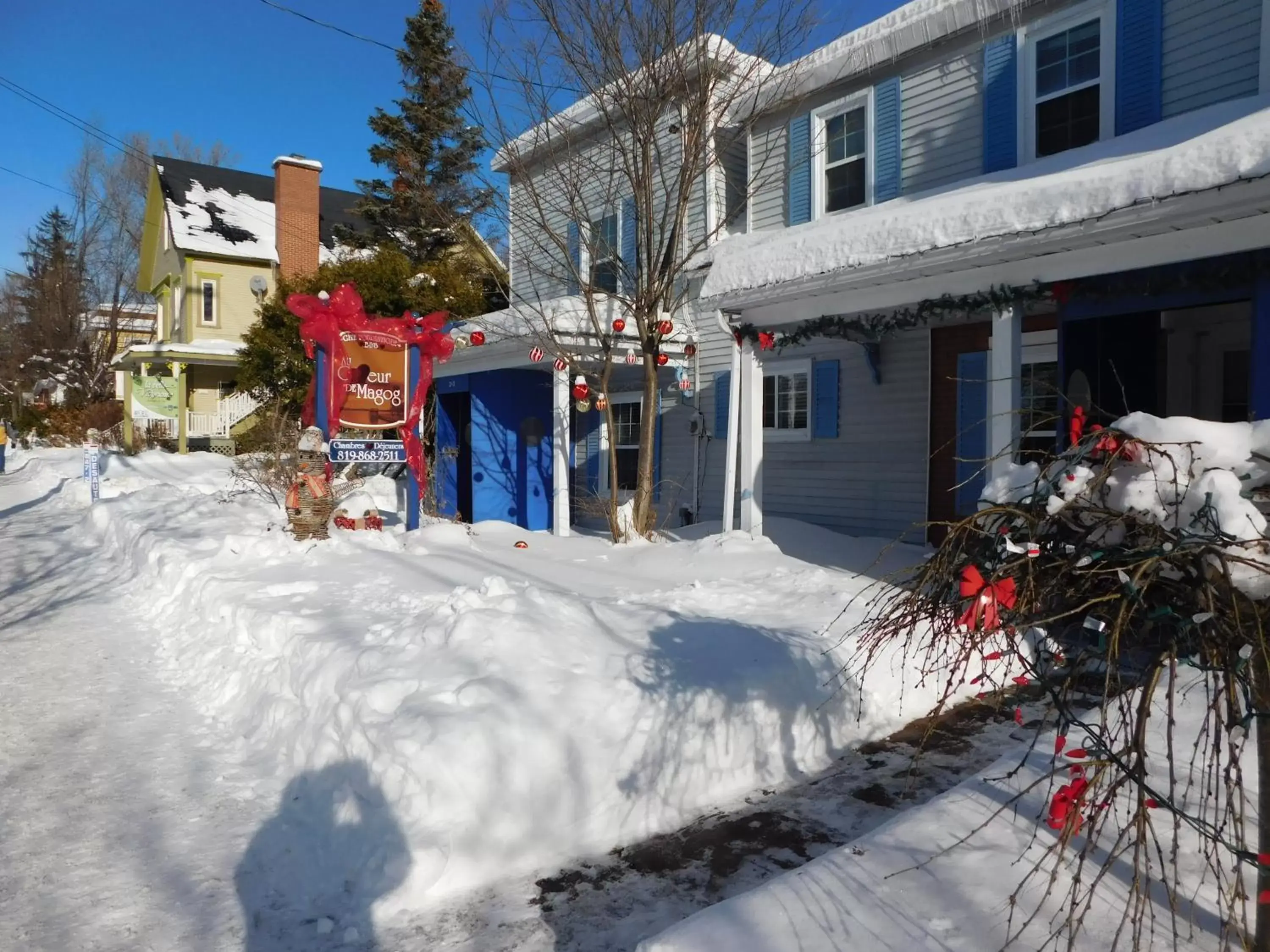 Winter, Property Building in Au Coeur De Magog