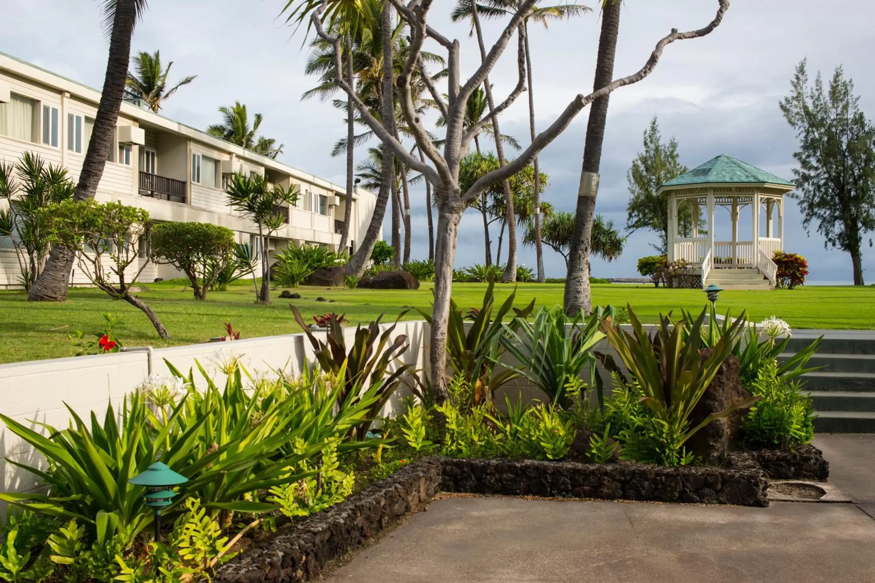 Patio, Garden in Maui Beach Hotel