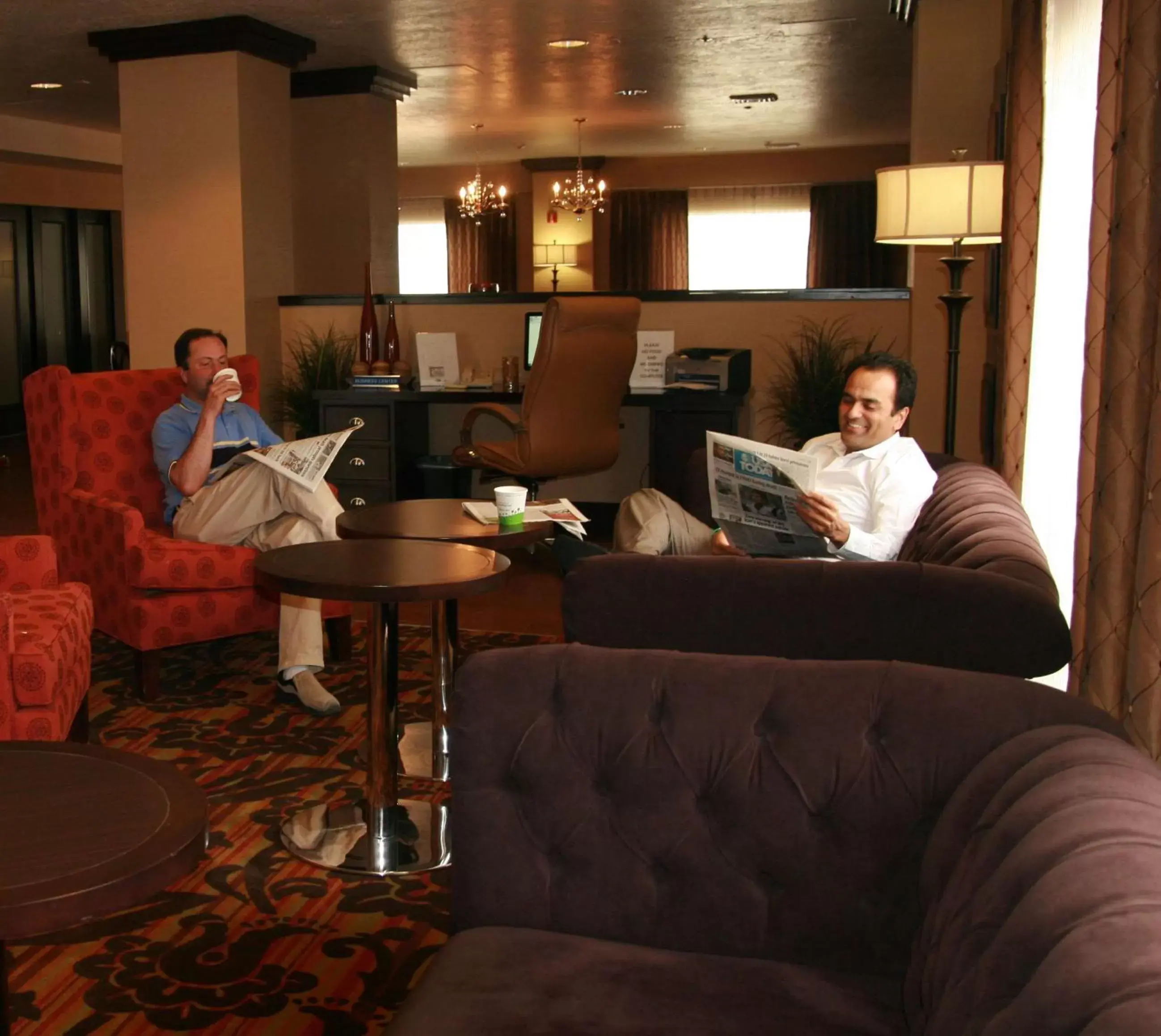 Lobby or reception, Guests in Hampton Inn Salt Lake City/Murray