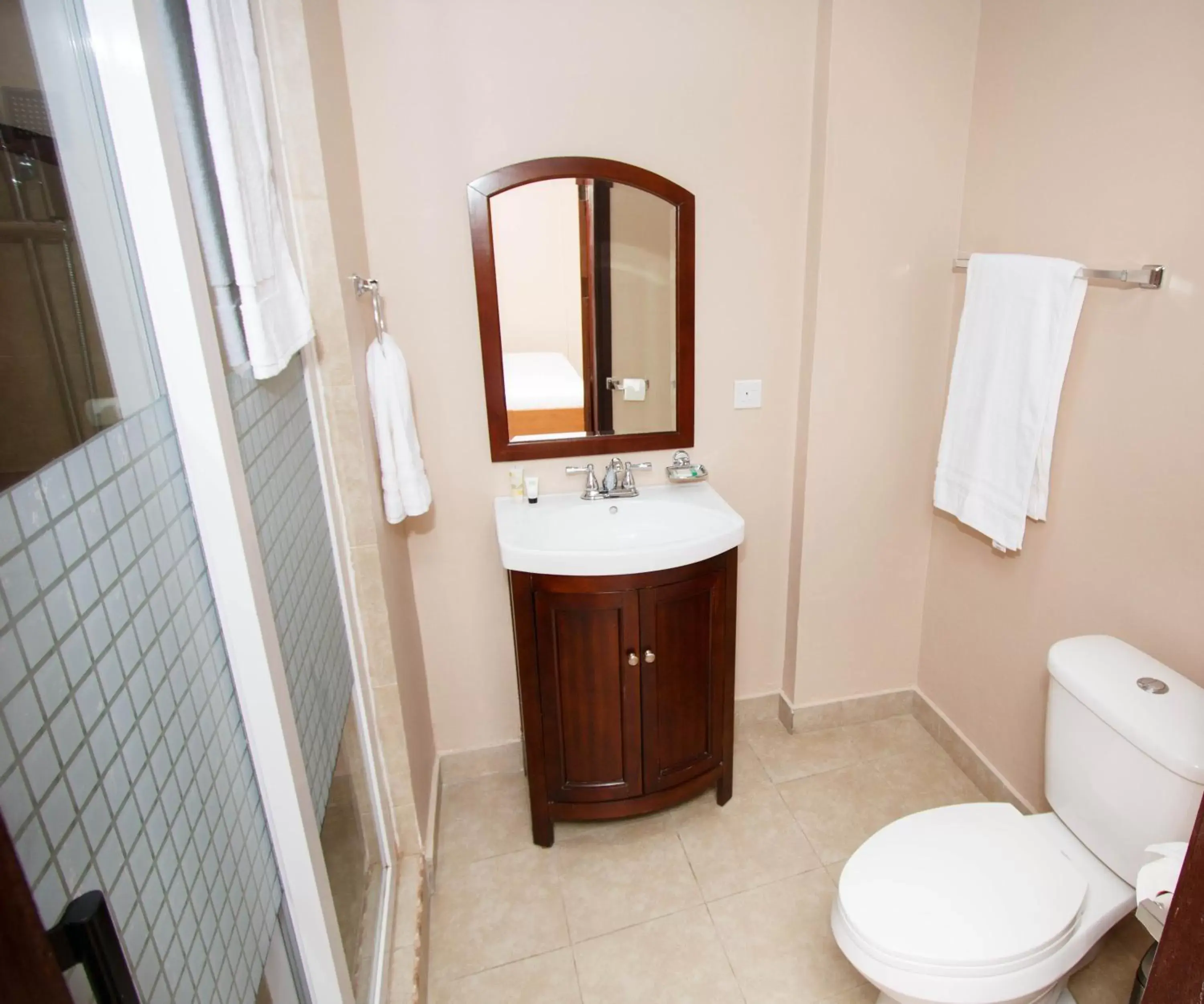 Bathroom in Prestige Suites