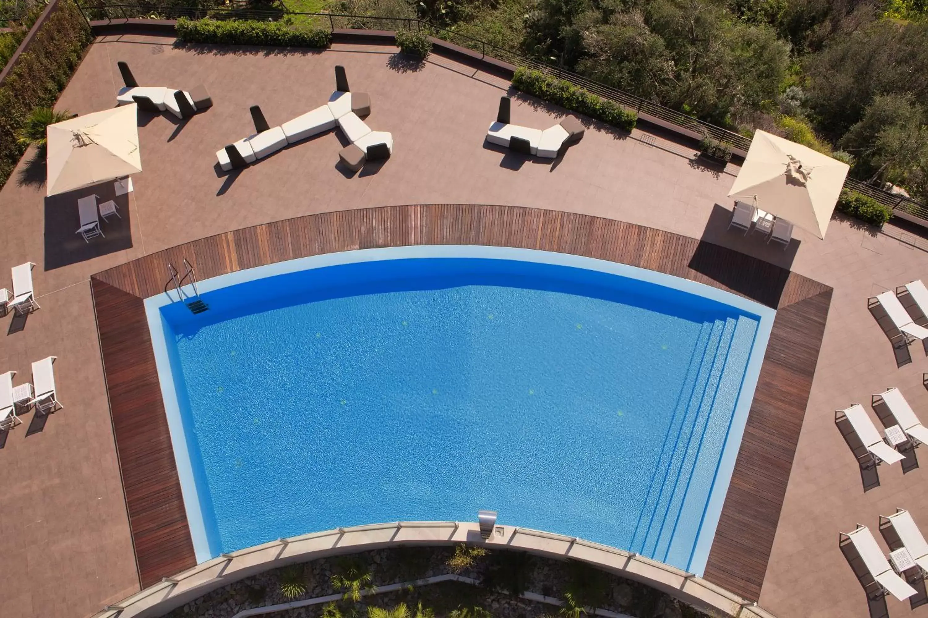 Bird's eye view, Pool View in Eolian Milazzo Hotel