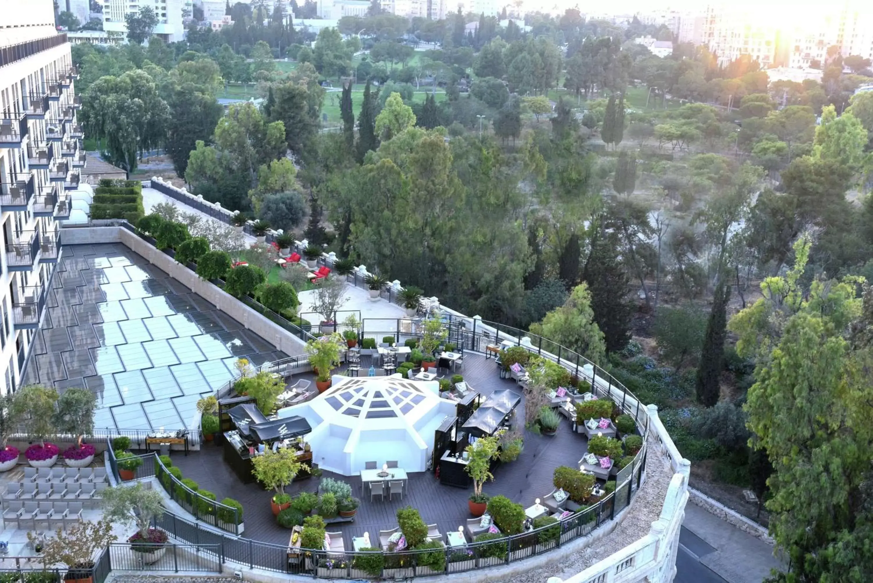 Property building, Bird's-eye View in Waldorf Astoria Jerusalem
