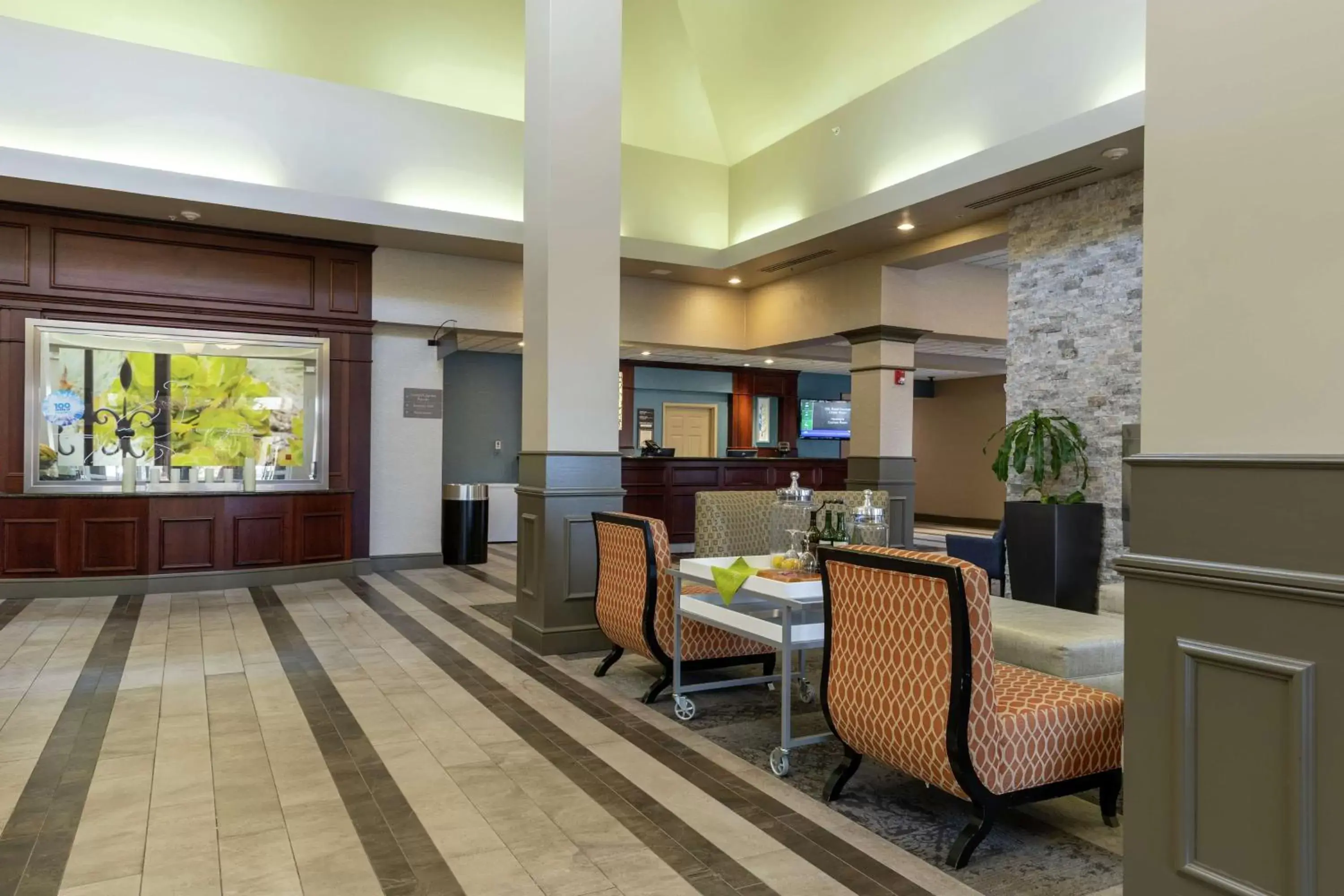 Lobby or reception in Hilton Garden Inn West Des Moines