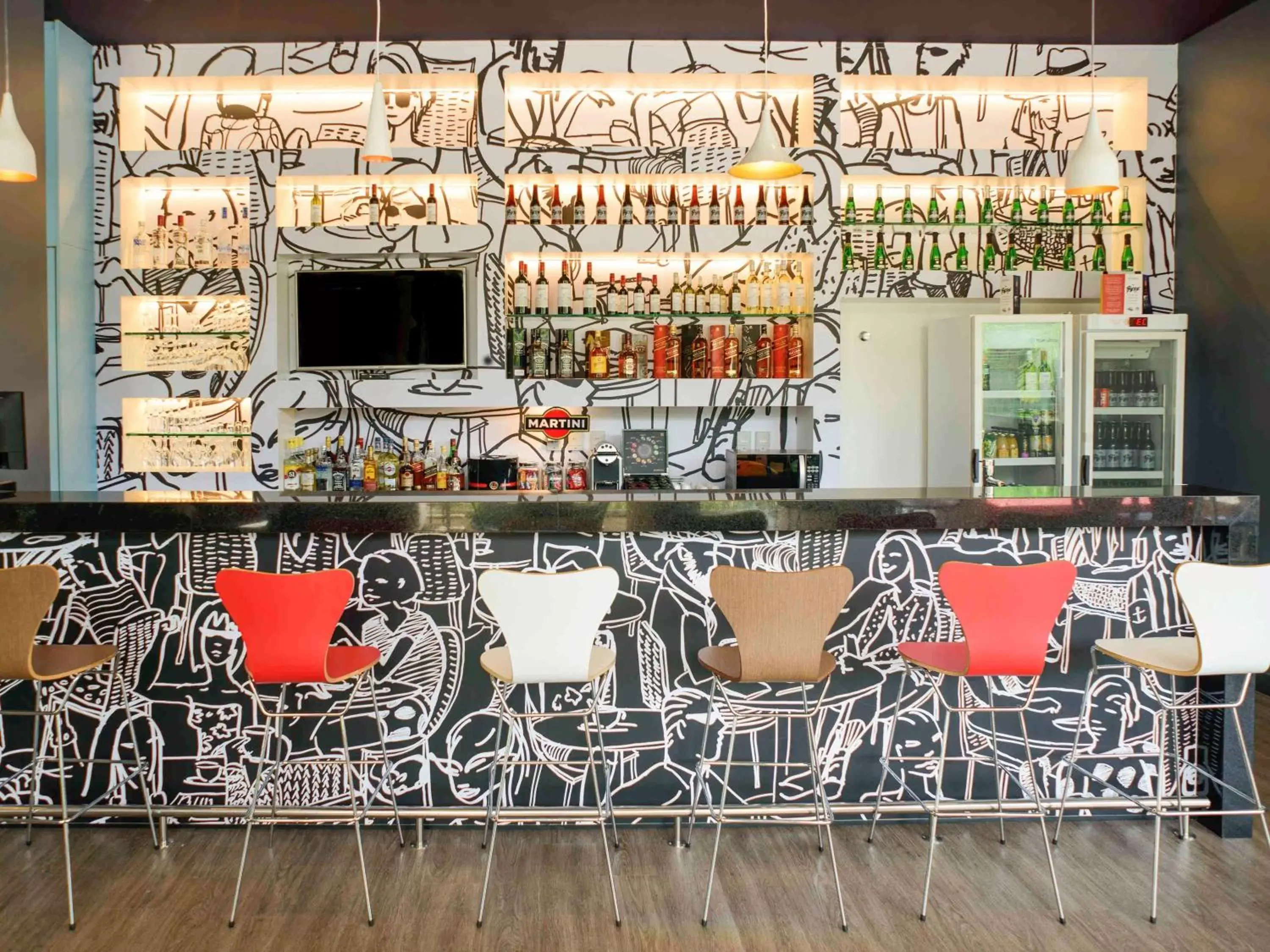 Lounge or bar in ibis Itatiba