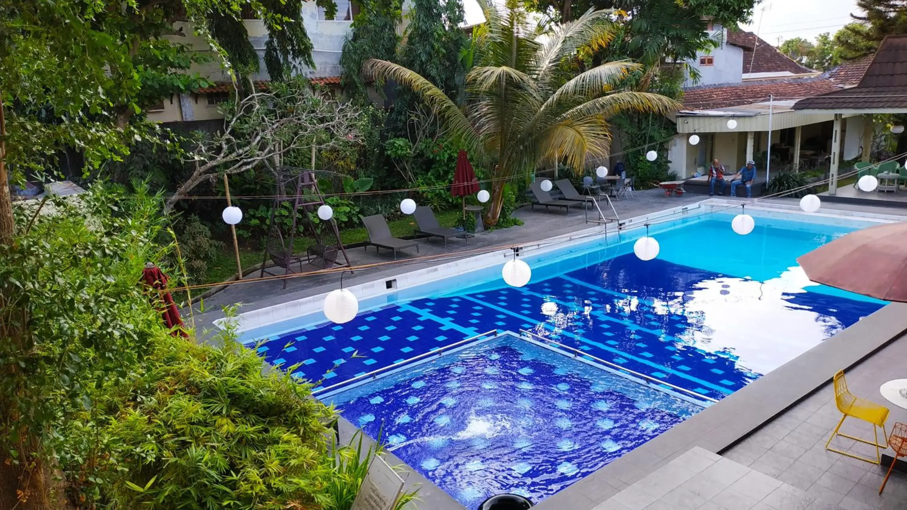 Swimming pool, Pool View in Hotel Grand Rosela Yogyakarta