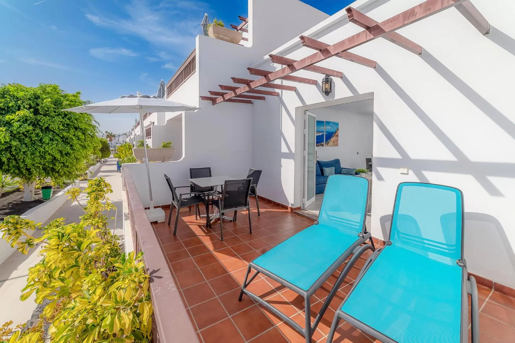 Balcony/Terrace in Rosamar Apartamentos