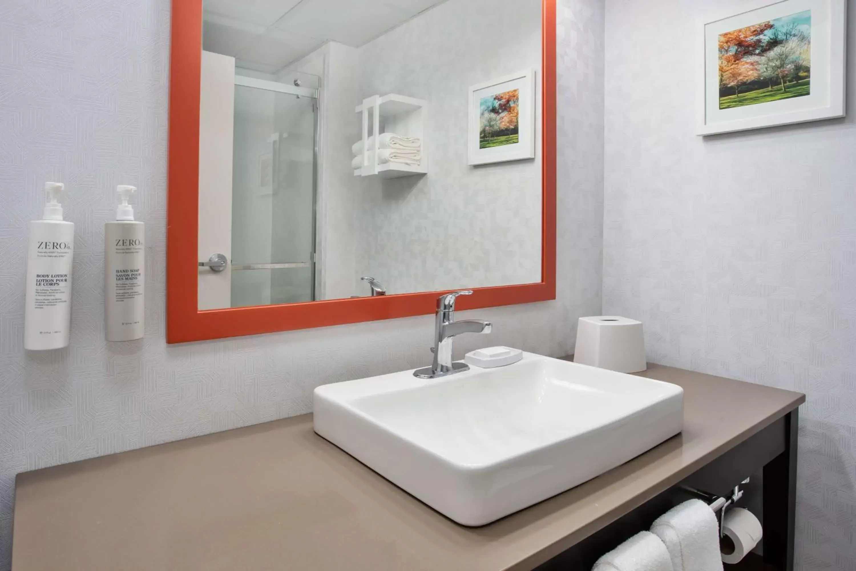 Bathroom in Hampton Inn & Suites By Hilton- Newark Airport Elizabeth