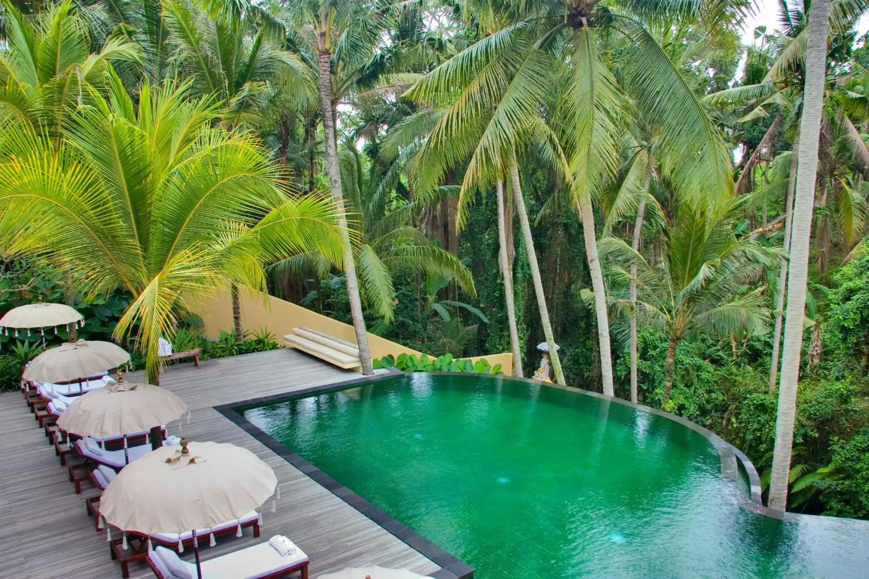 Pool view in Komaneka at Rasa Sayang Ubud Pool view in Komaneka at Rasa Sayang Ubud
