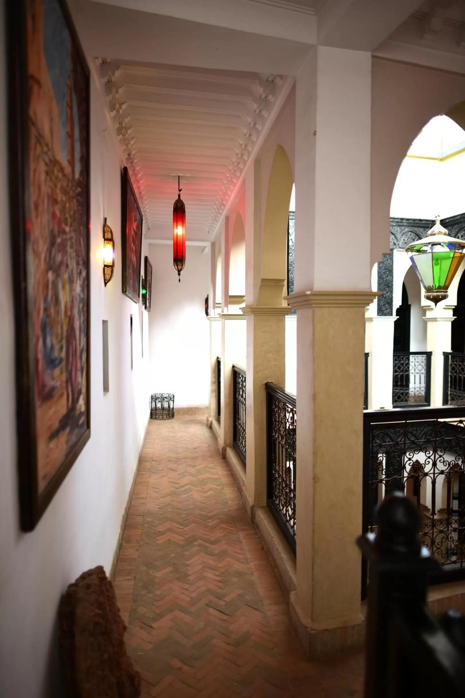 Decorative detail in Ryad Laârouss