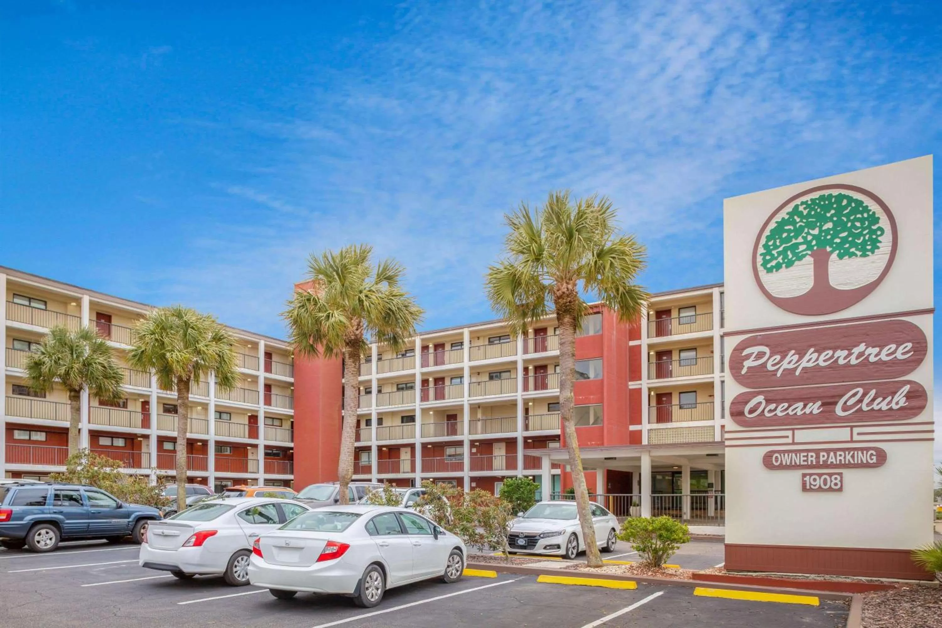 Property building in Ocean Club Resort Myrtle Beach a Ramada by Wyndham