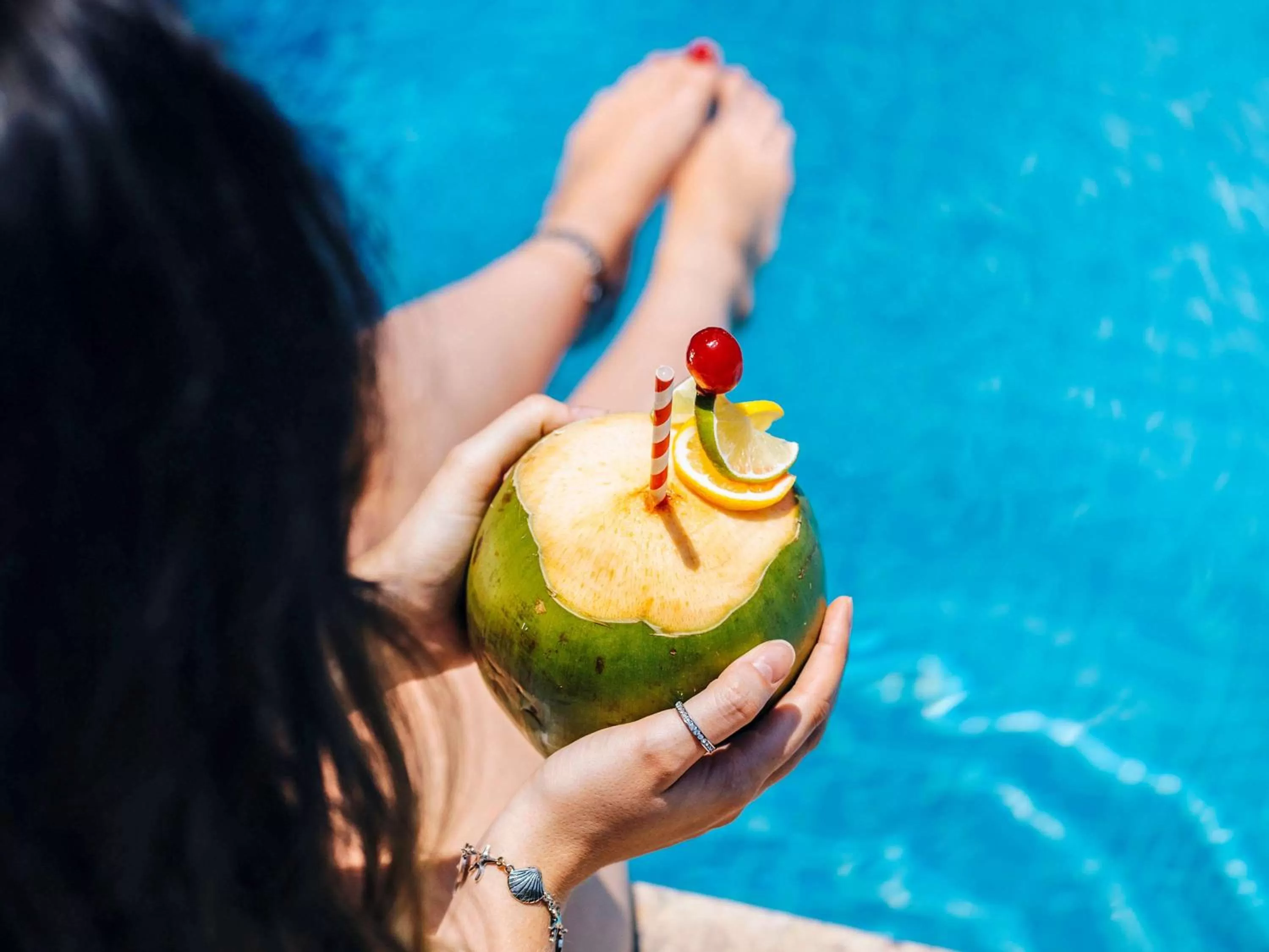 Pool view in Grand Mercure Sao Paulo Ibirapuera