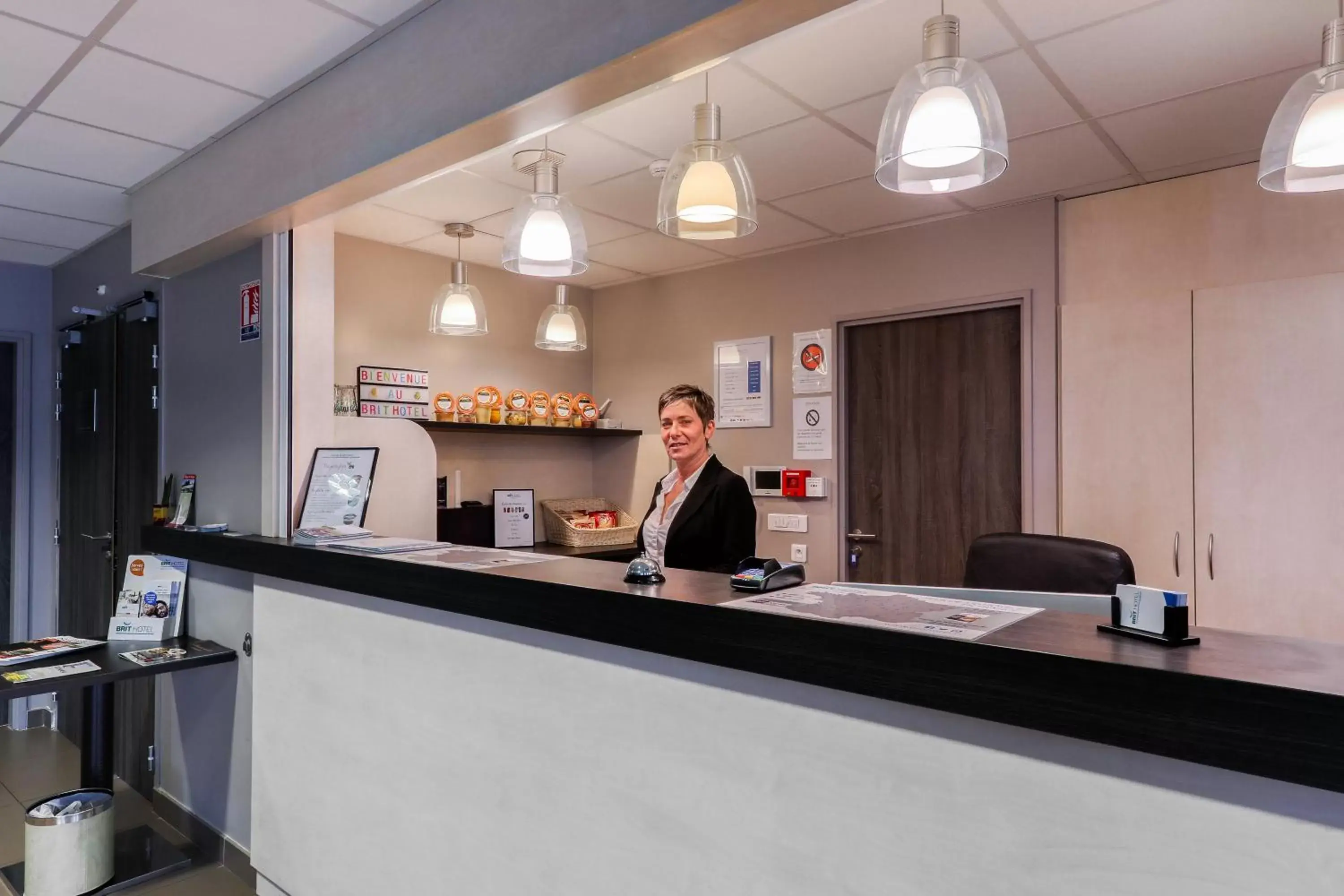 Lobby or reception, Lobby/Reception in Brit Hotel Dieppe