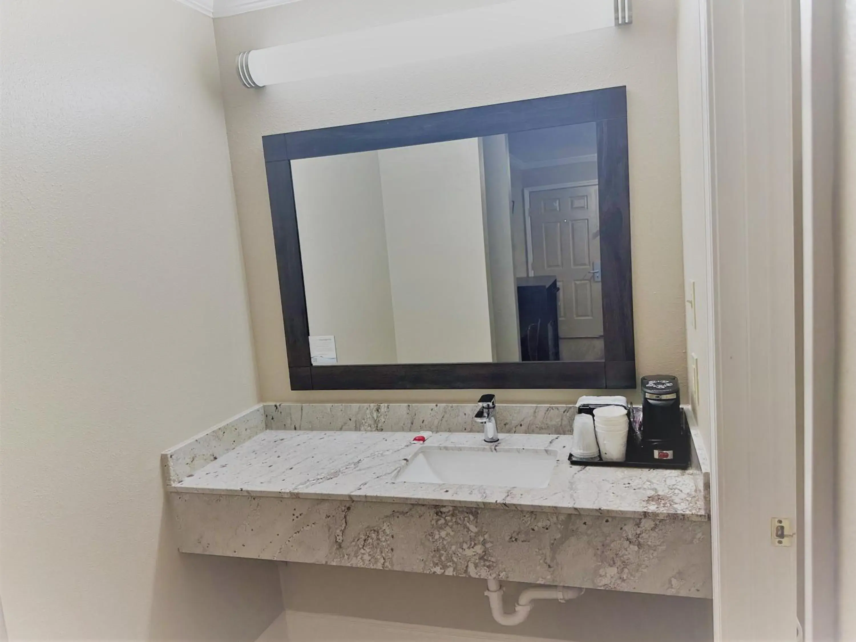 Bathroom in Super 8 by Wyndham Picayune