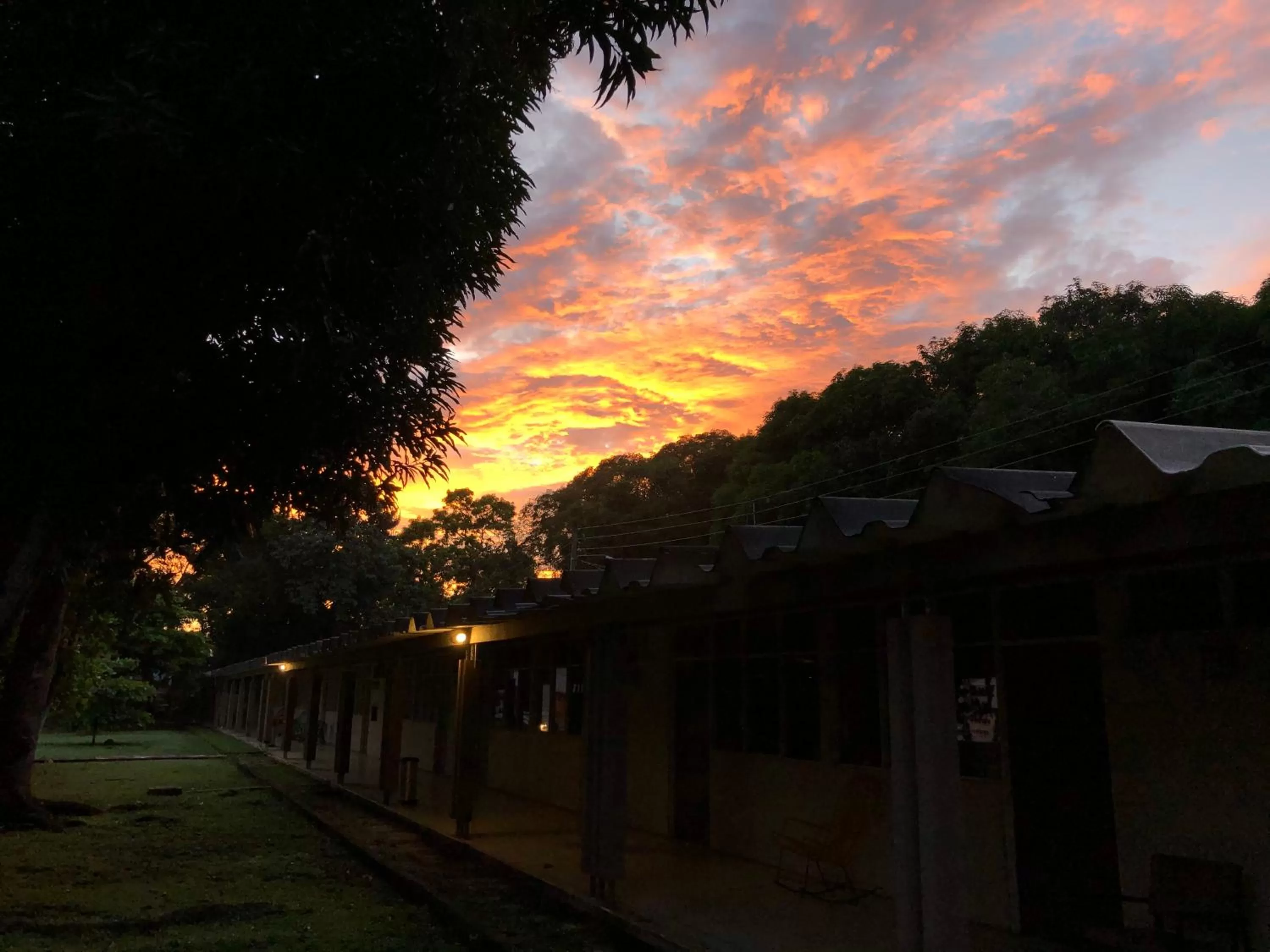Sunset in Hotel Diriá Santa Cruz