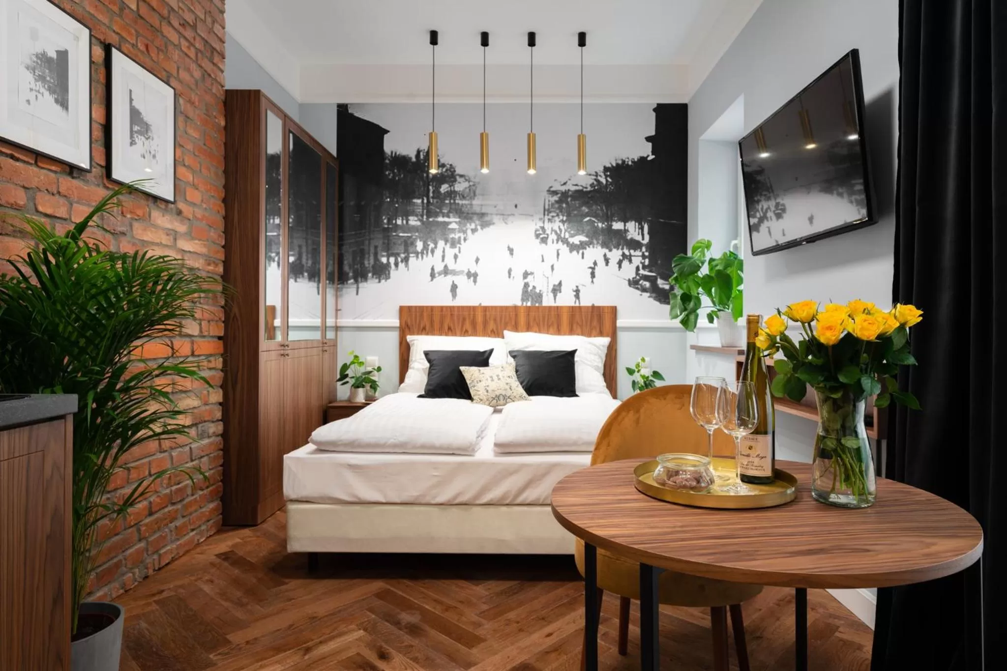 Photo of the whole room, Bed in Starowislna 77