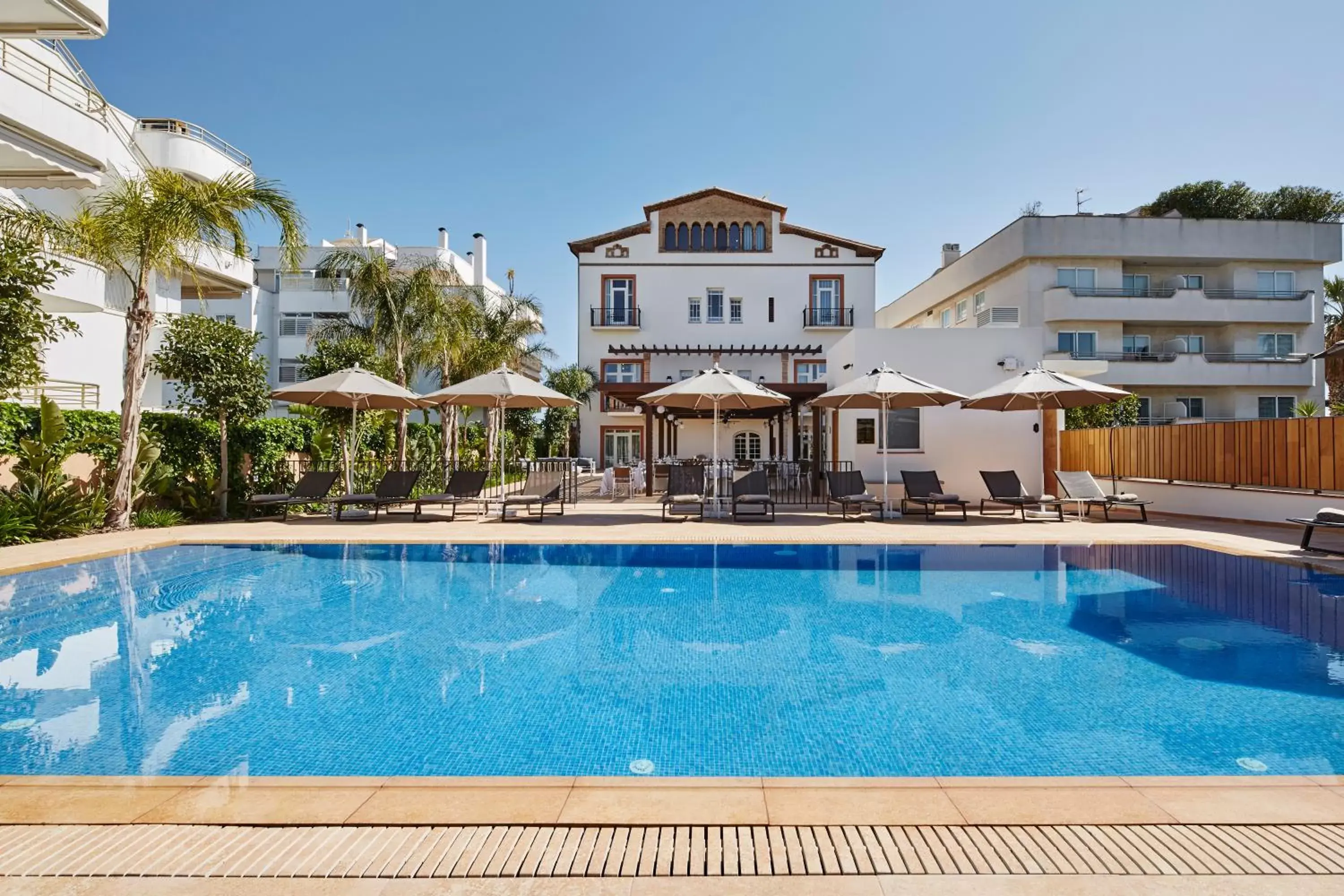 Pool view, Swimming Pool in Hotel Casa Vilella 4* Sup