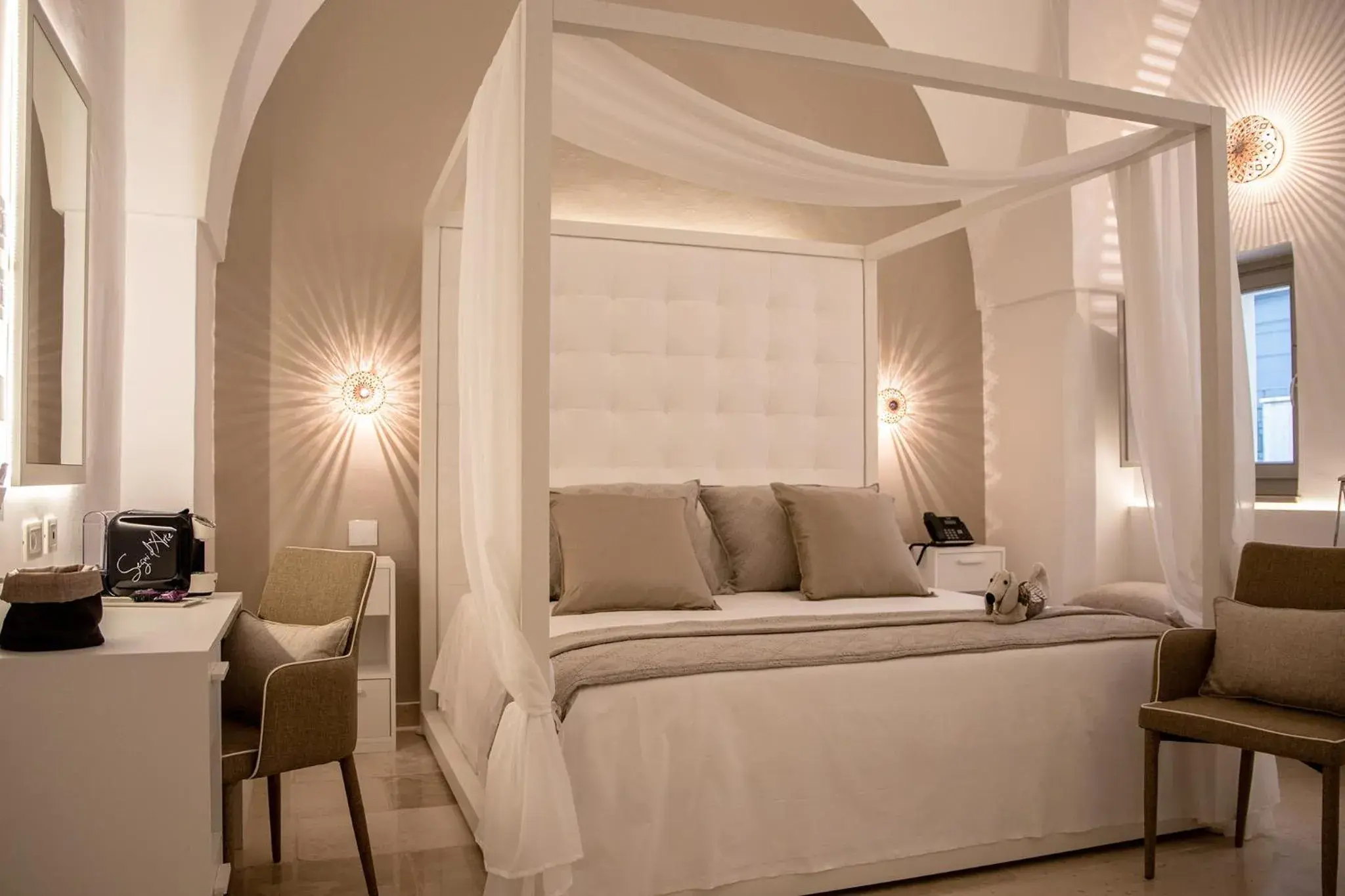 Bed in MONUN Hotel&Spa