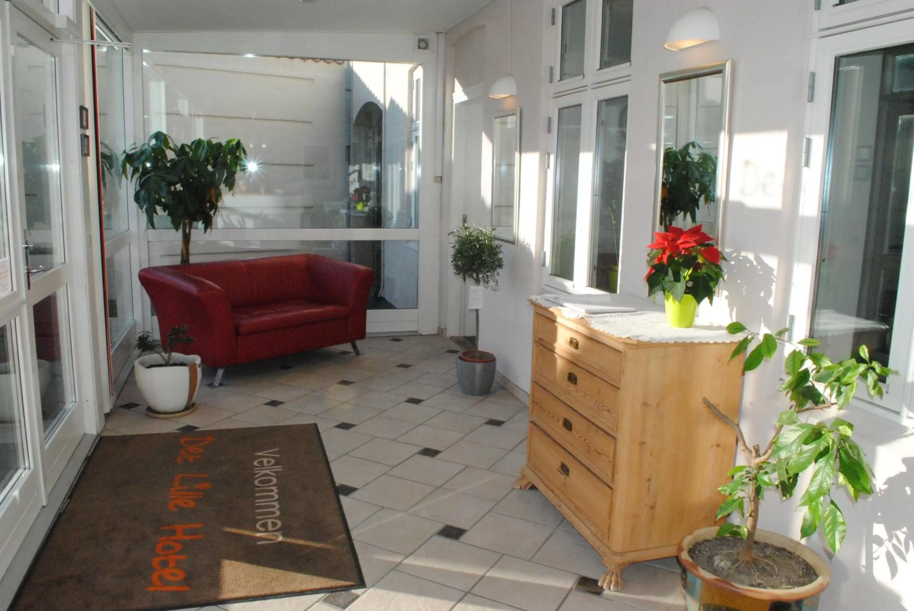 Lobby or reception in Det Lille Hotel