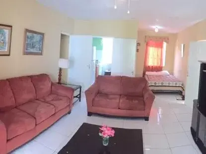 Living room, Seating Area in Negril Beach Club Condos