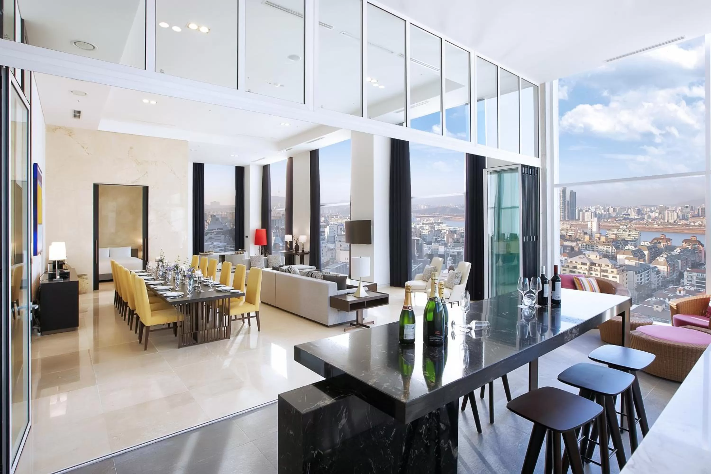 Living room in Hotel Entra Gangnam