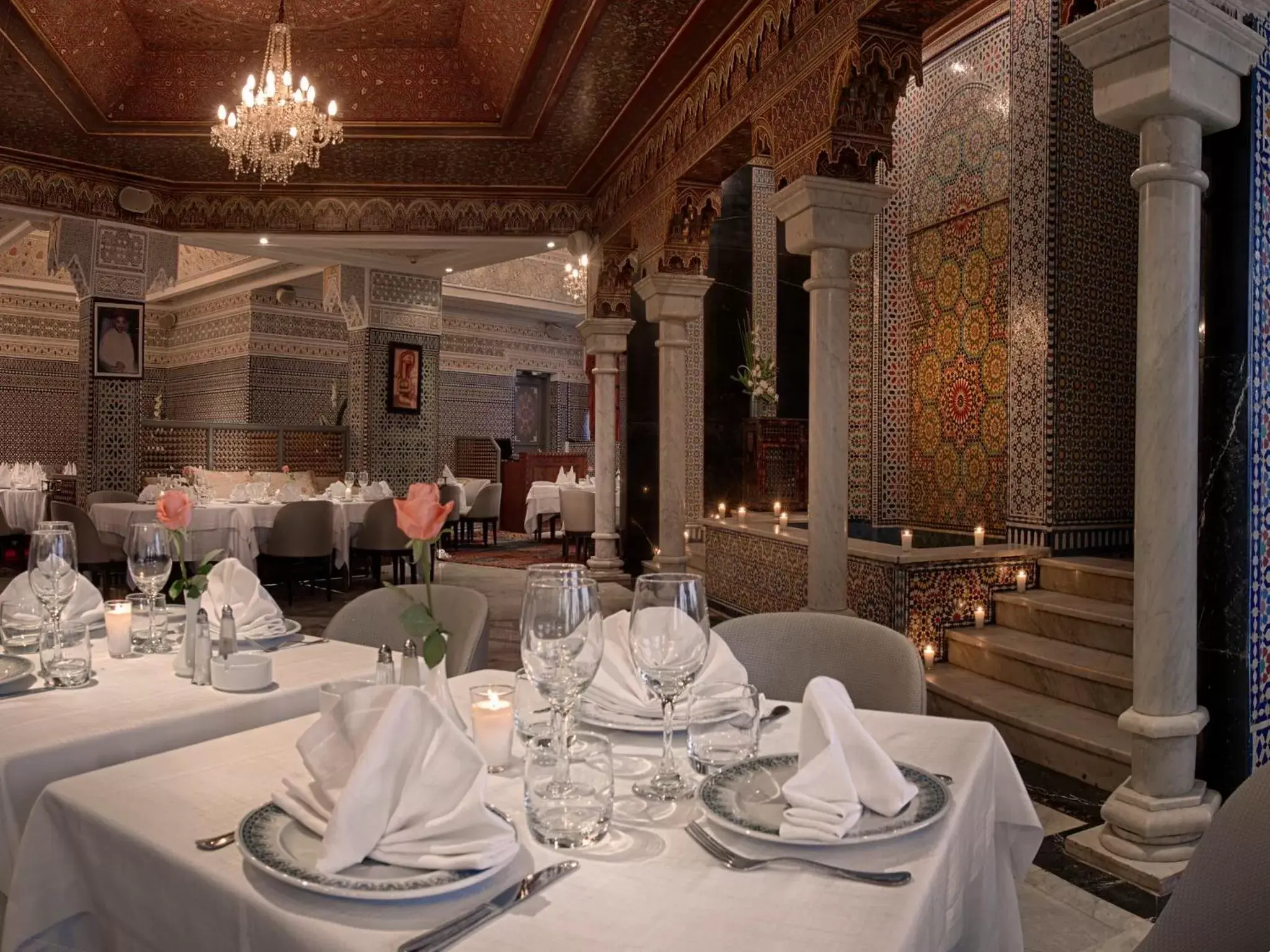 Restaurant/Places to Eat in Hôtel Club Val d'Anfa Casablanca Ocean view