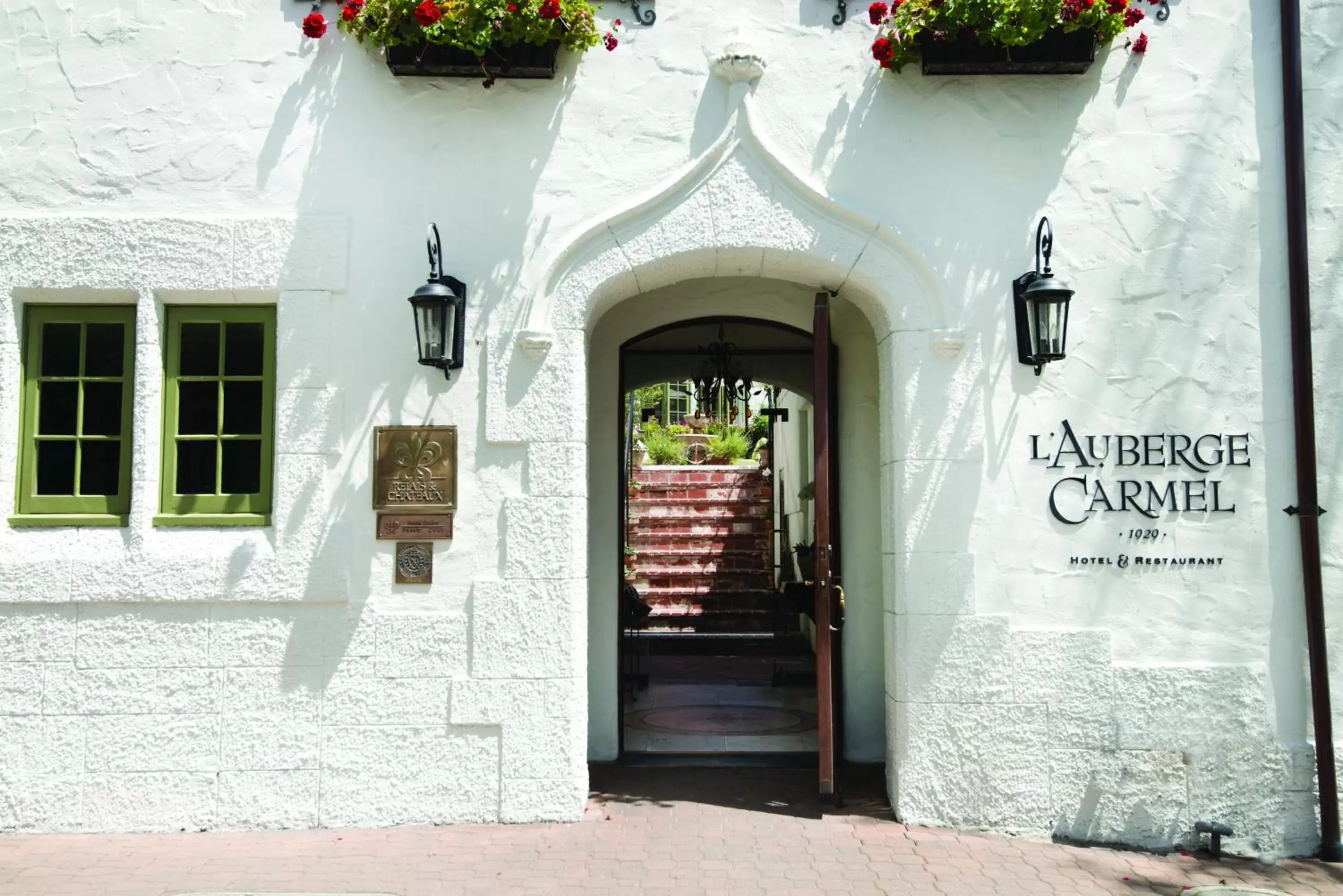 Facade/Entrance in L'Auberge Carmel, Relais & Chateaux