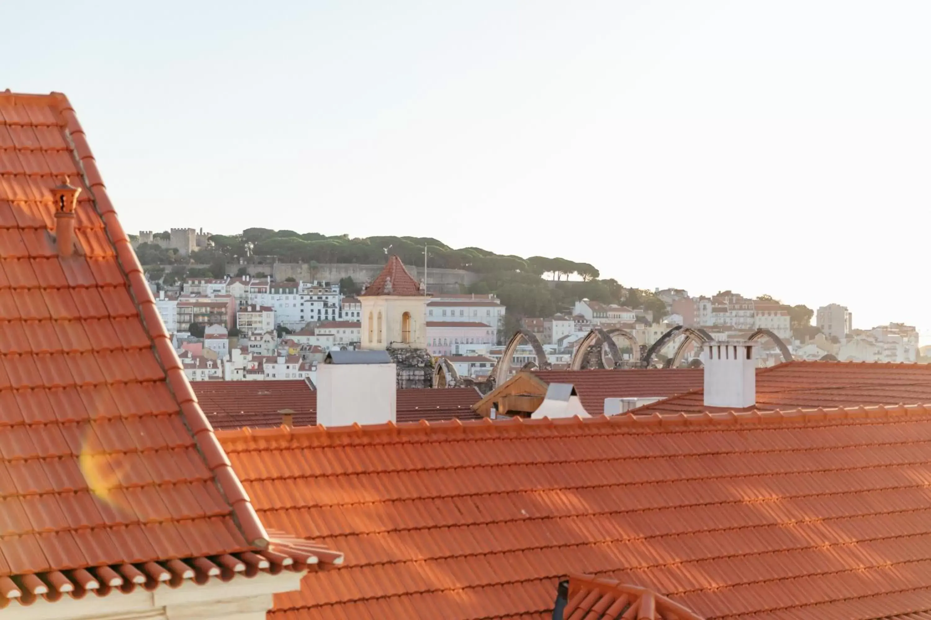 City view in Lisboa Carmo Hotel