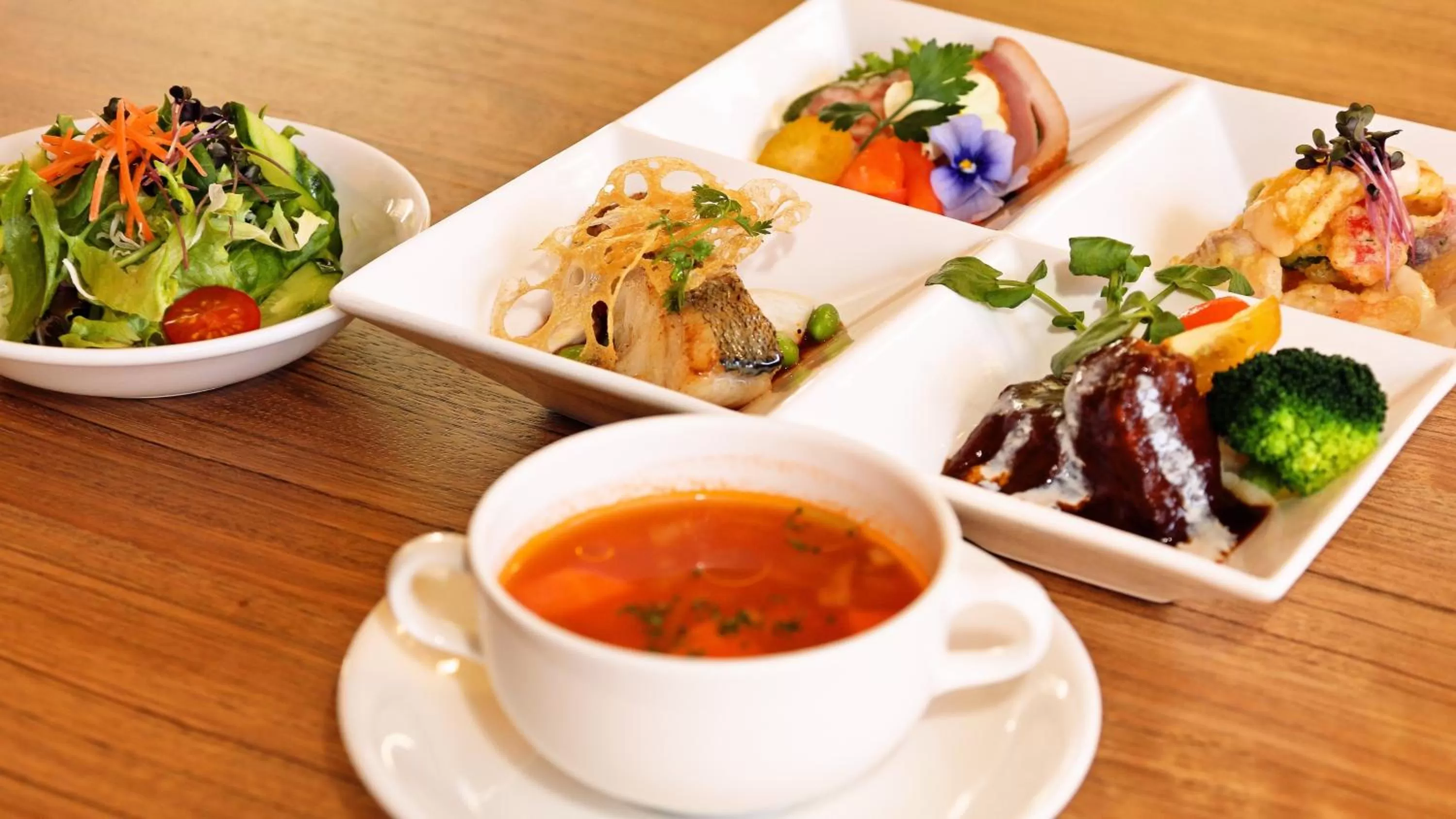 Lunch in ANA Holiday Inn Sendai by IHG