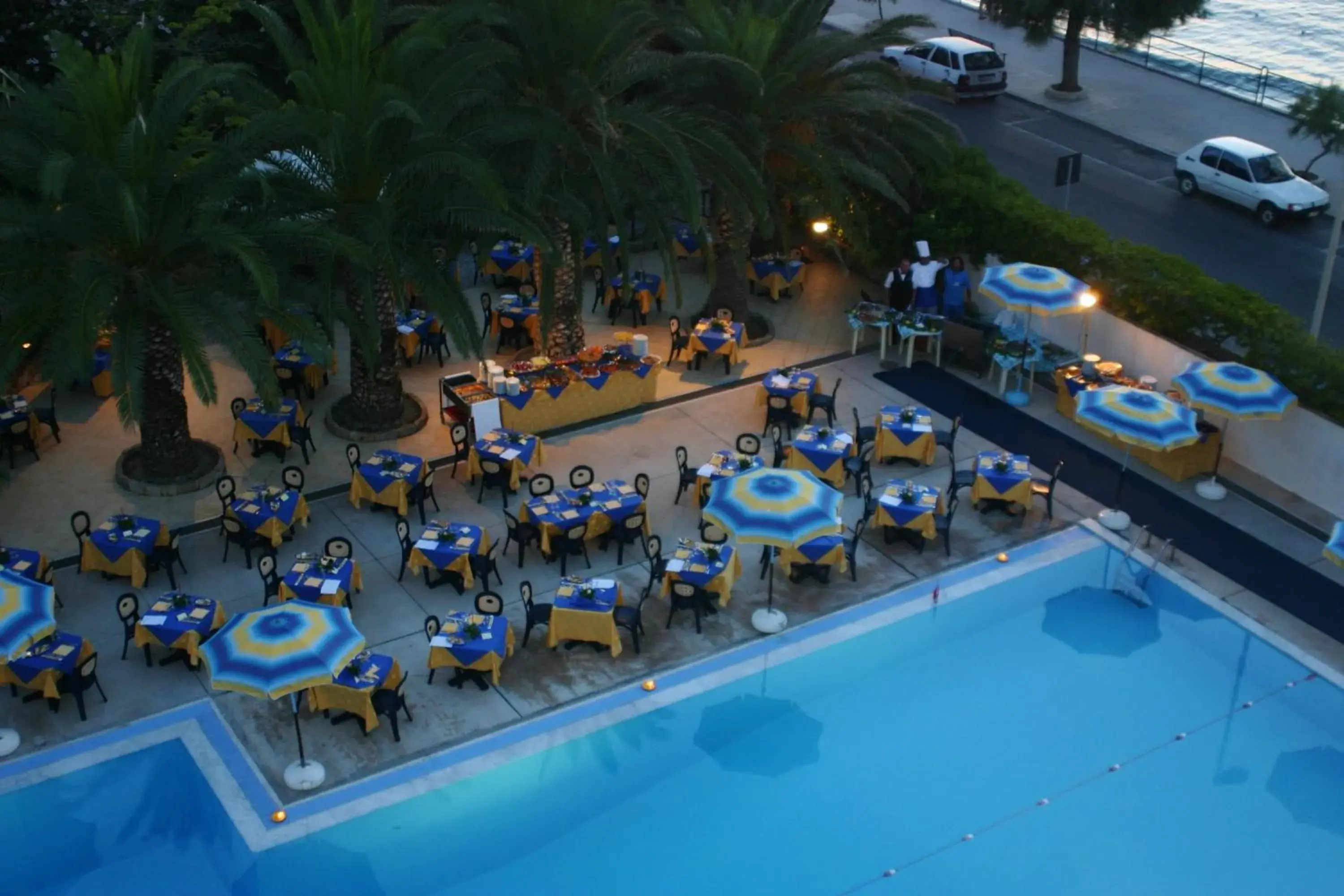 Swimming pool, Pool View in Hotel Tourist