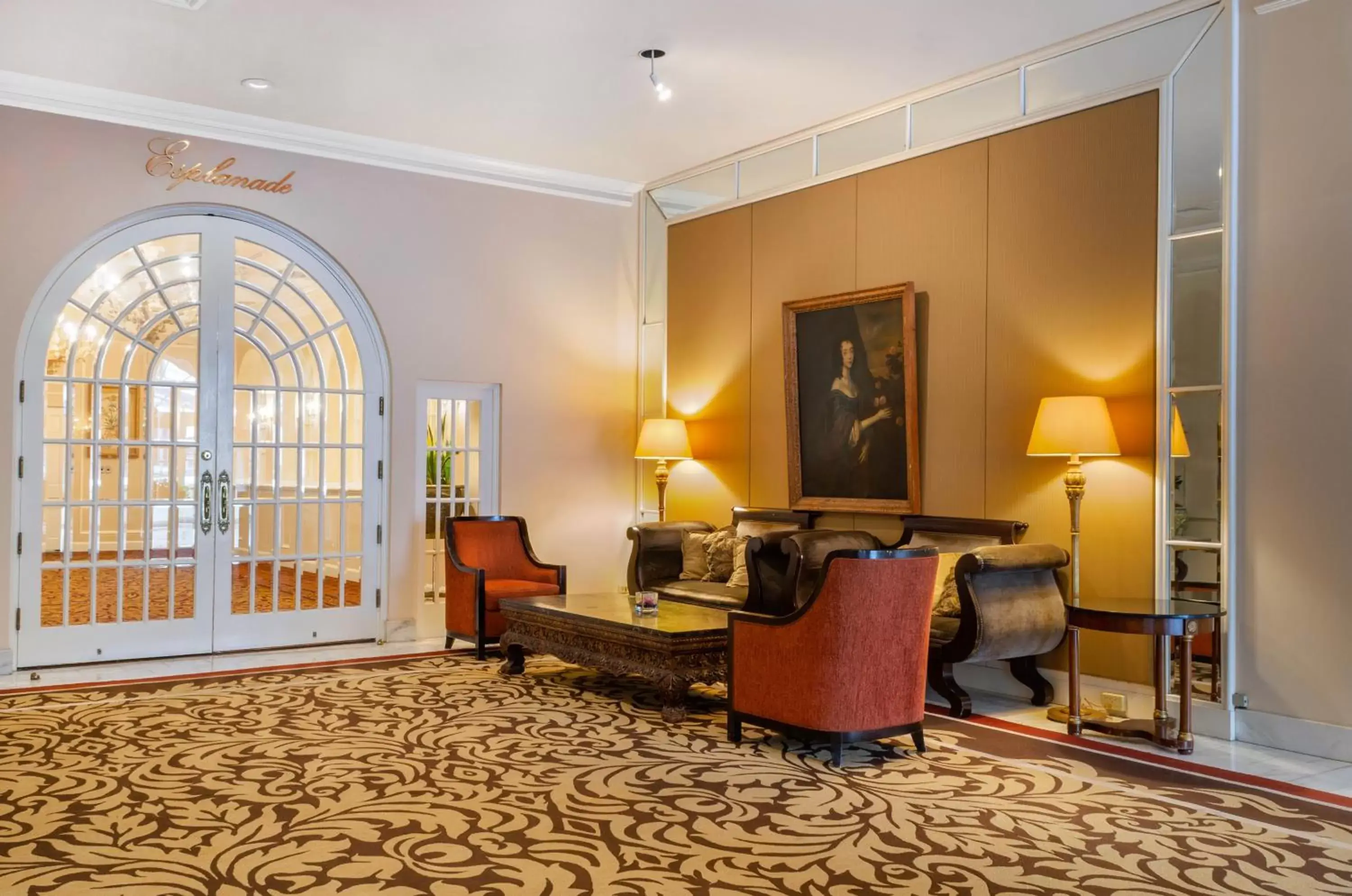 Decorative detail, Seating Area in Omni Royal Orleans Hotel