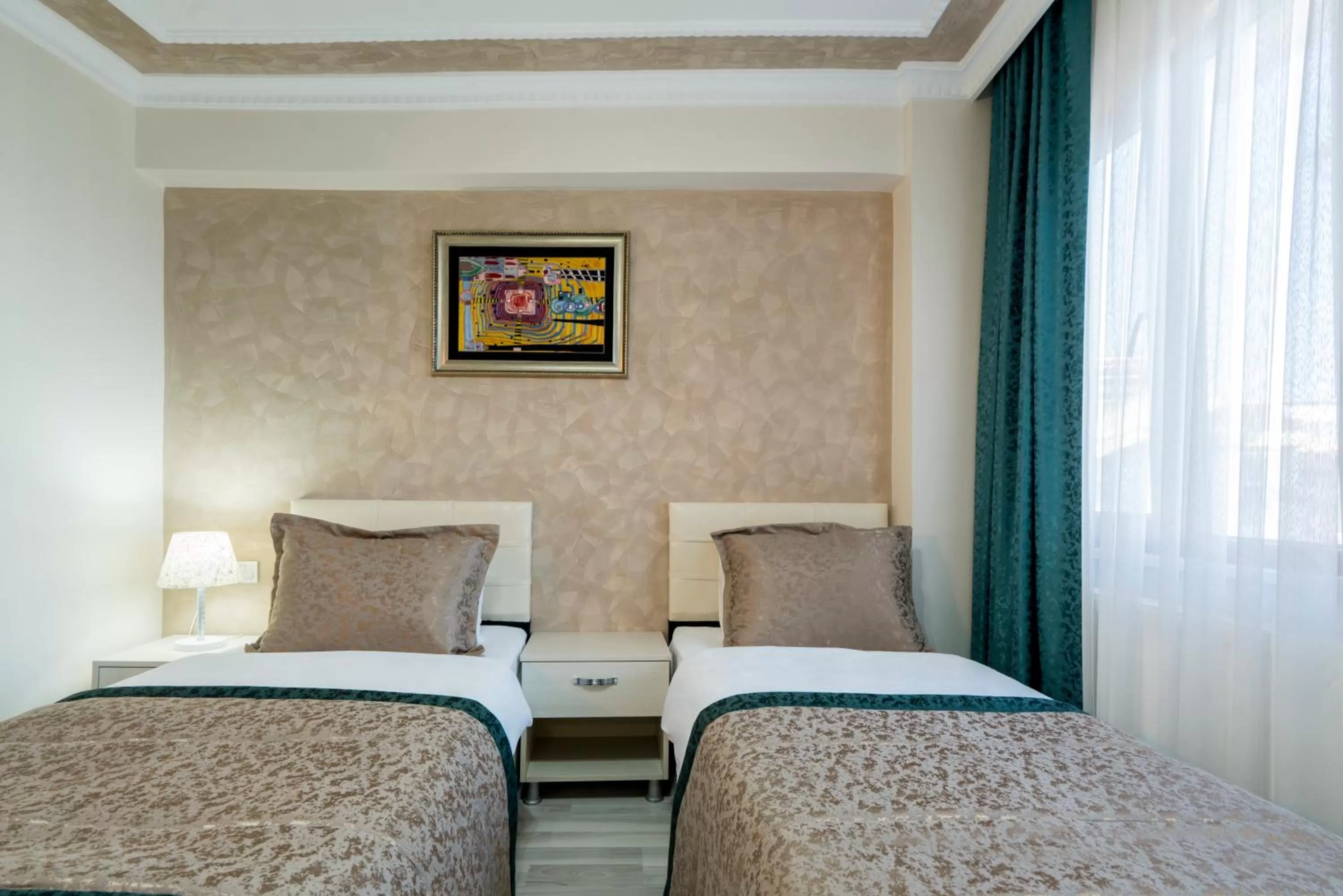 Decorative detail, Bed in ATAM HOTEL